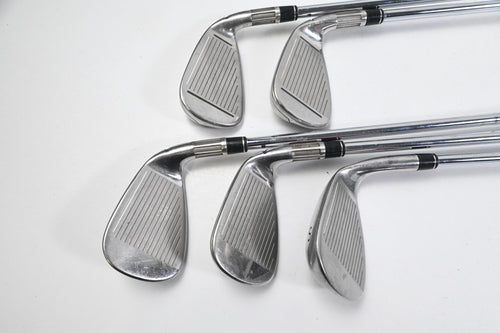 Left Hand Taylormade M4 Irons / 7-PW+SW / Regular Flex KBS MAX 85 Shafts