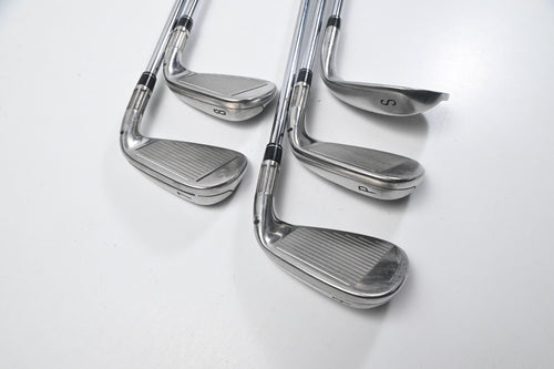Left Hand Taylormade M4 Irons / 7-PW+SW / Regular Flex KBS MAX 85 Shafts