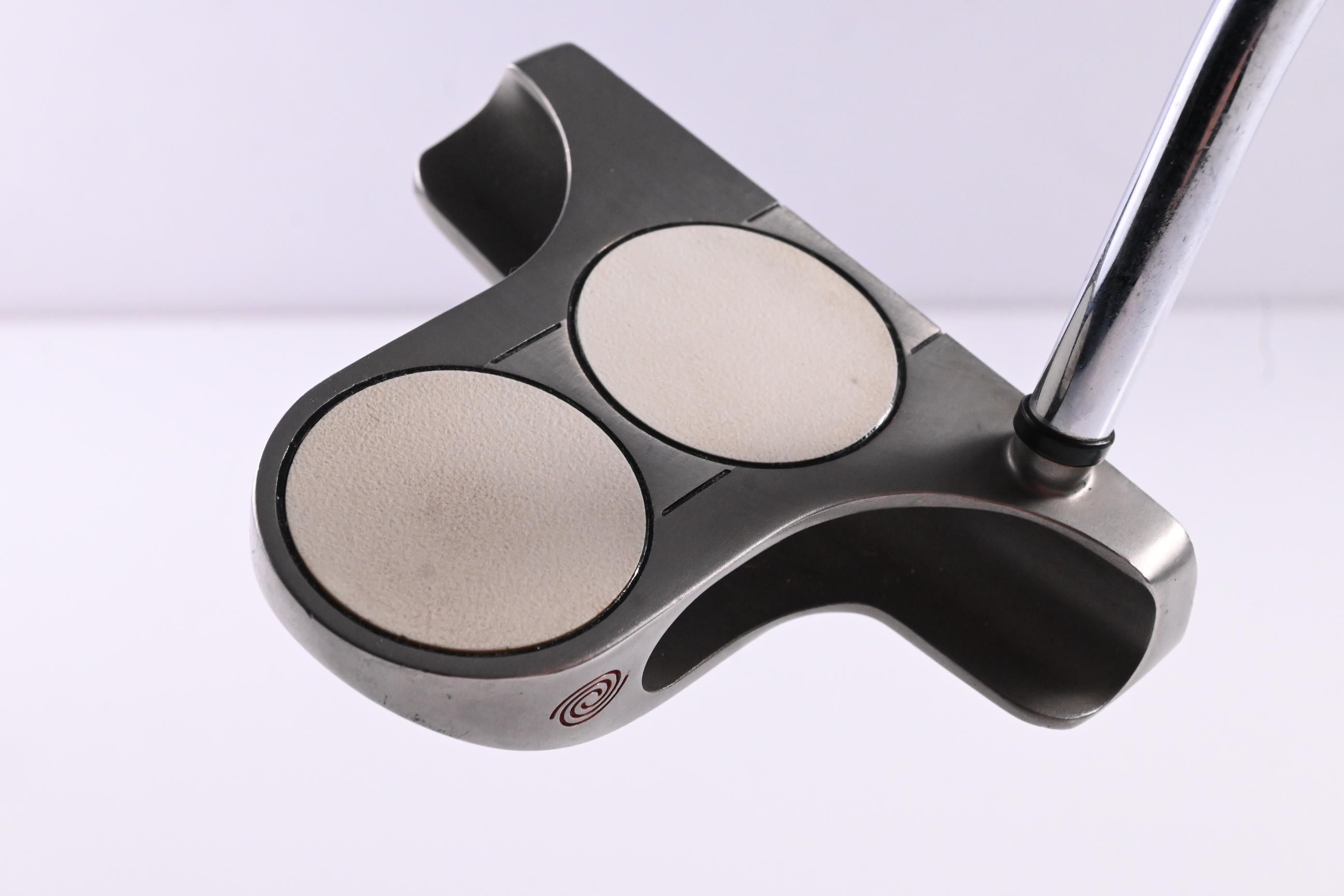 Left Hand Odyssey White Steel 2-Ball Blade Putter / 35 Inch