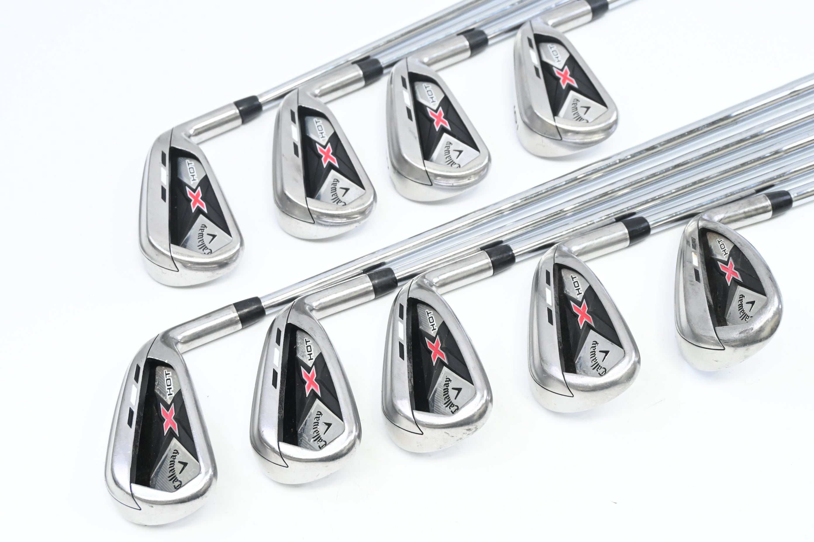 Callaway X Hot Irons / 3-PW+SW / Stiff Flex SpeedStep 85 Shafts