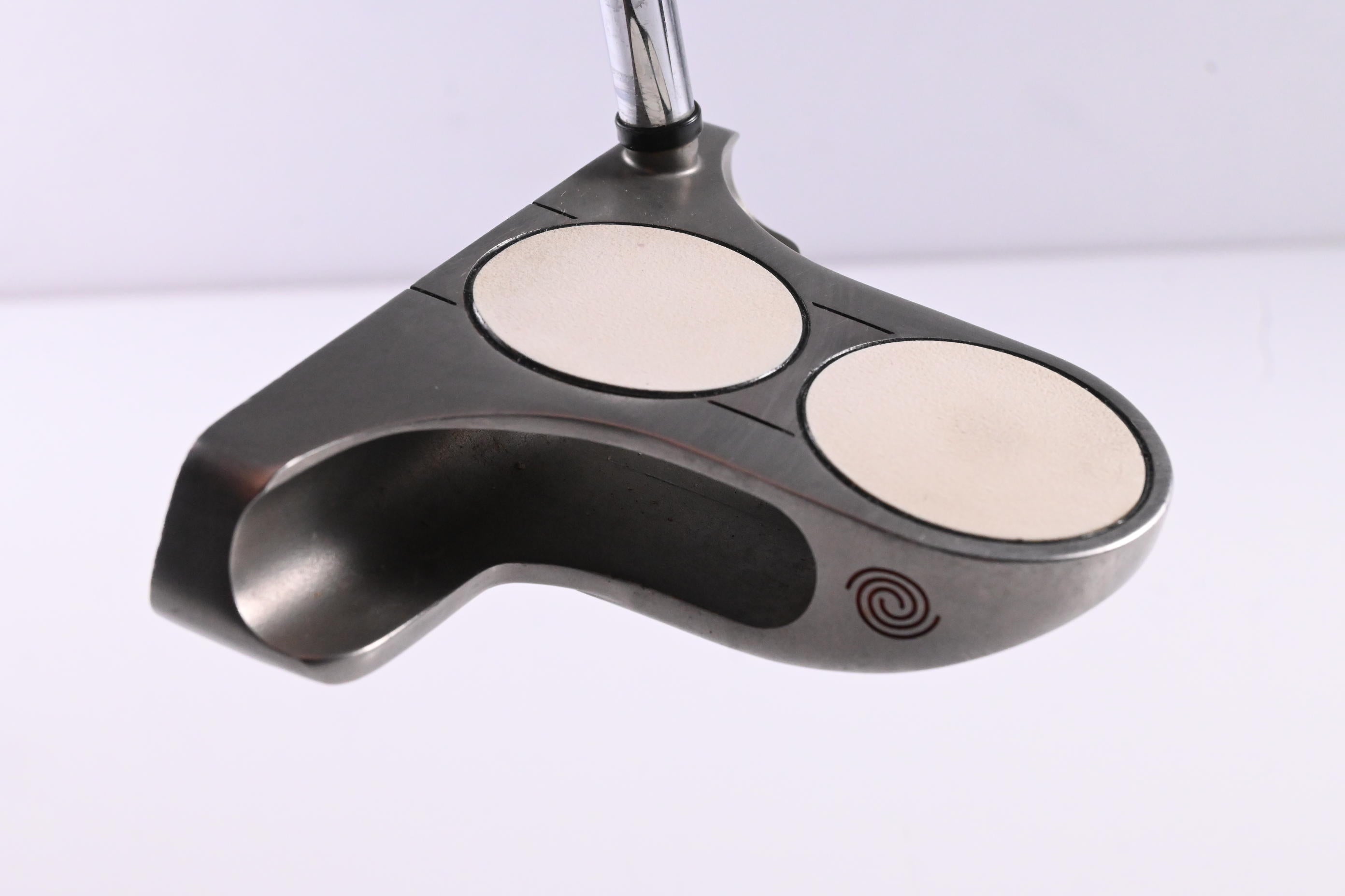 Left Hand Odyssey White Steel 2-Ball Blade Putter / 35 Inch