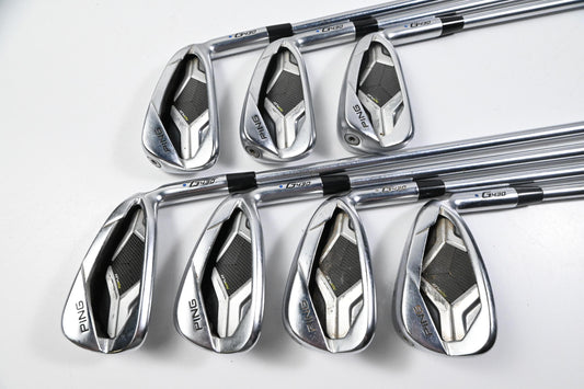 Ping G430 Irons / 4-PW / Blue Dot / Stiff Flex Project X LS 120 Shafts