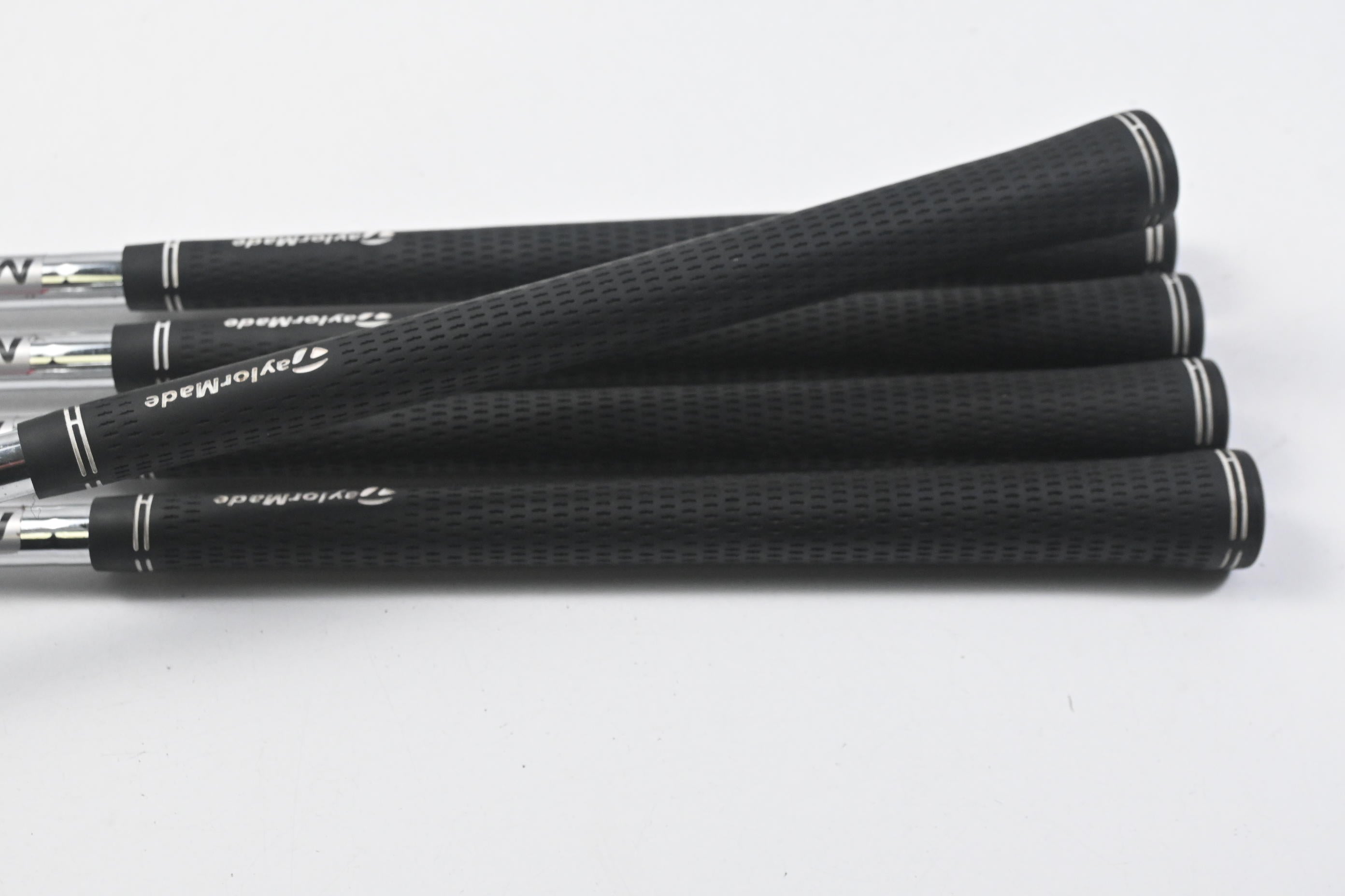 Left Hand Taylormade M4 Irons / 7-PW+SW / Regular Flex KBS MAX 85 Shafts