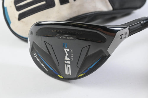 Taylormade SIM2 Max #4 Hybrid / 22 Degree / Regular Flex Tensei AV Raw Blue 70
