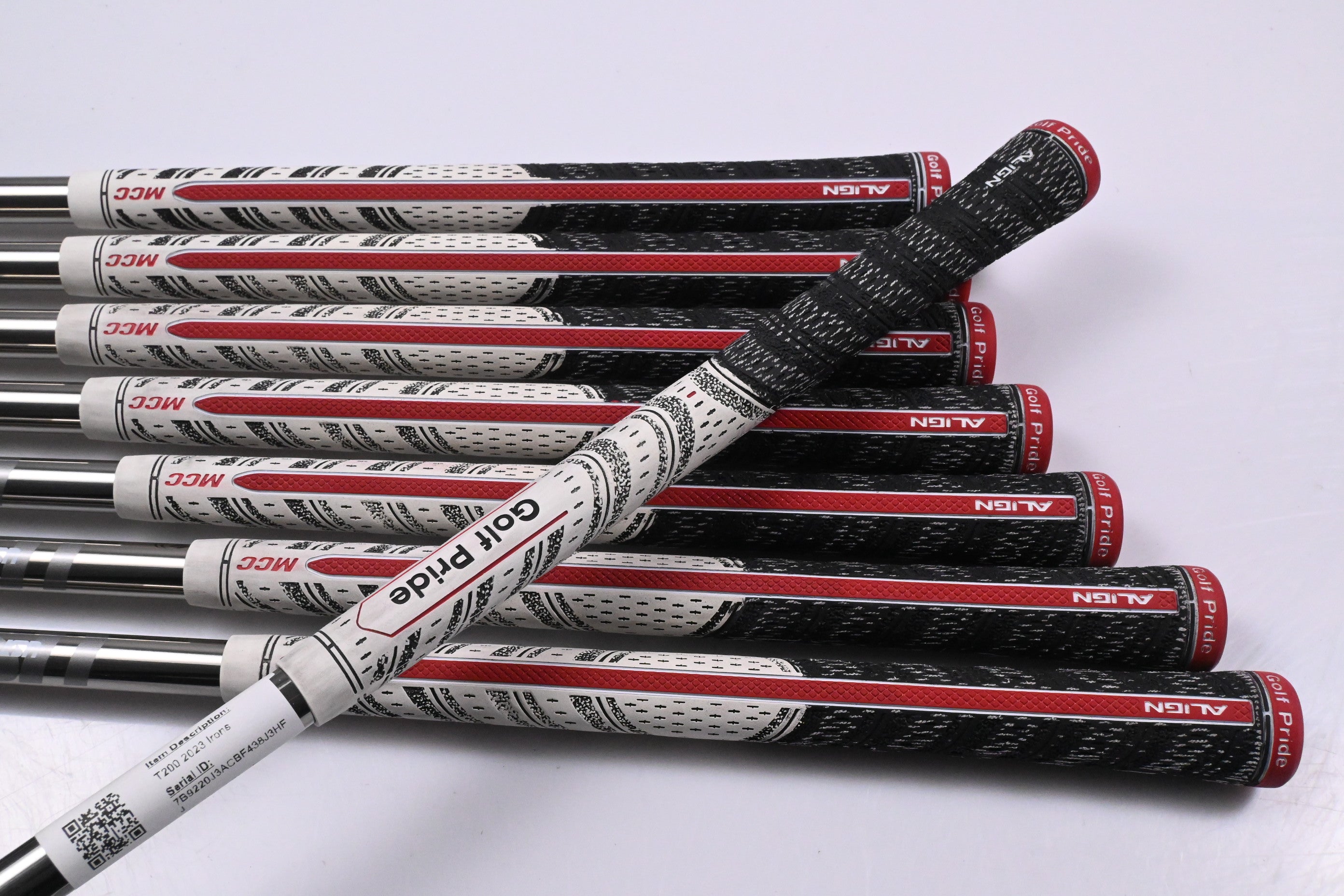 Titleist T200 2023 Irons / 5-PW+GW / Stiff Flex UST Mamiya Recoil ESX 460 Shafts