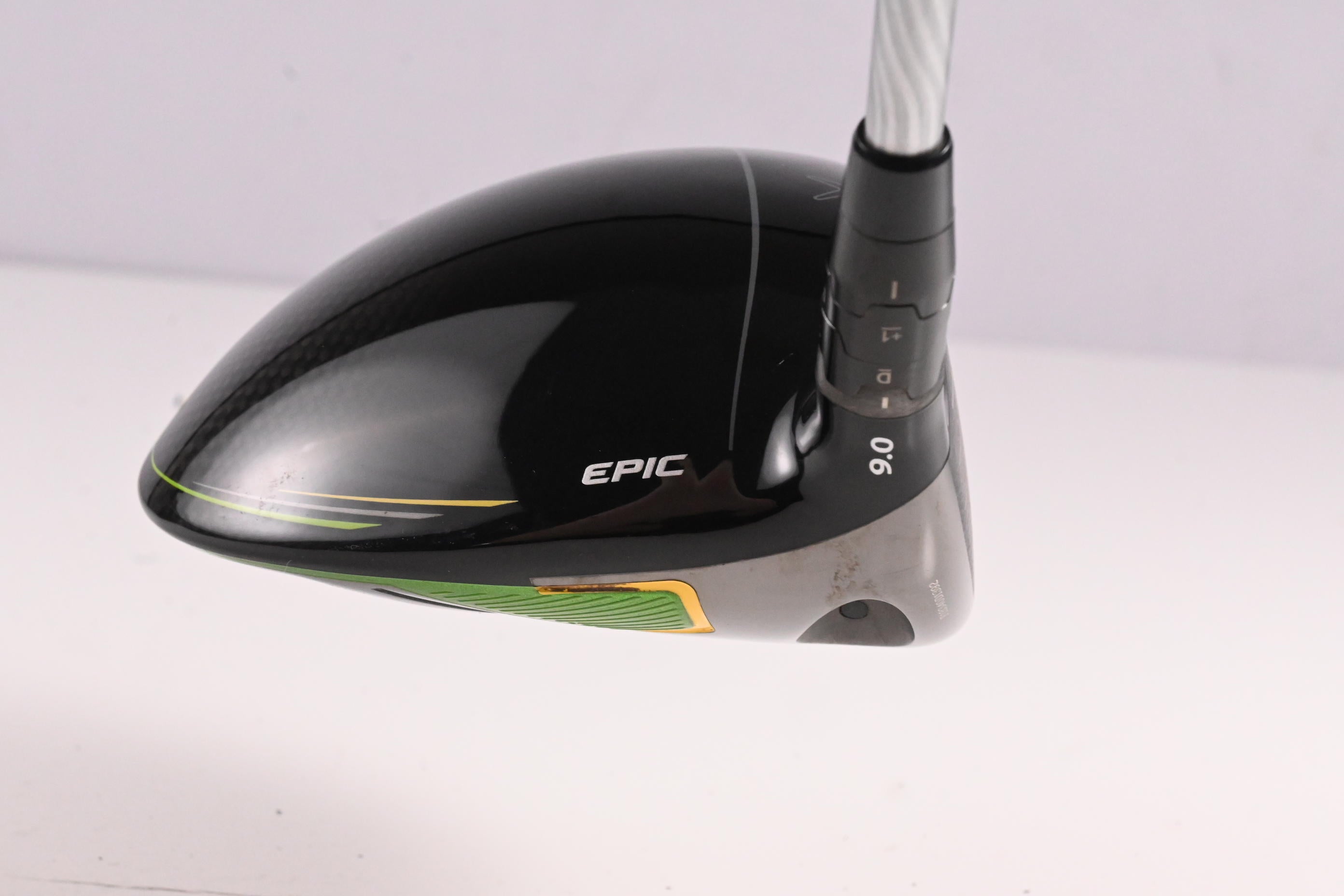 Left Hand Callaway Epic Flash Driver / 9 Degree / Stiff Flex Evenflow Green 55 Shaft