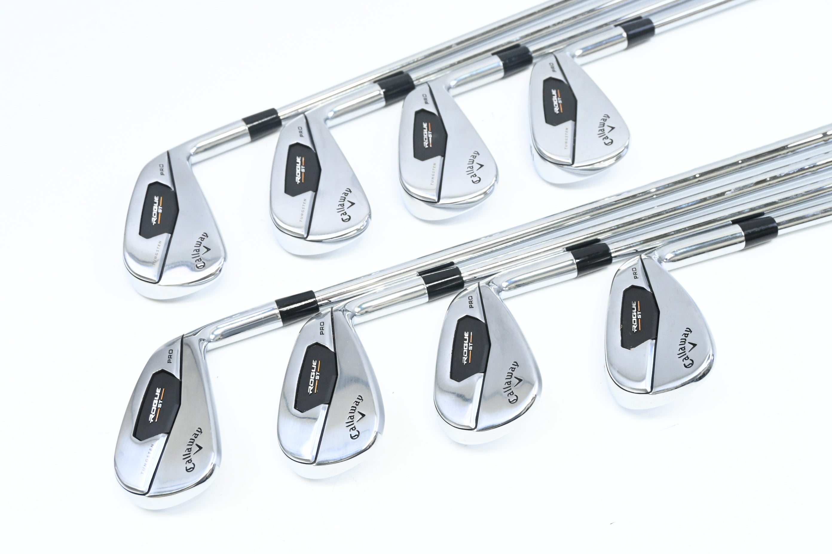 Callaway Rogue ST Pro Irons / 3-PW / Stiff Flex NS Pro 950GH Shafts