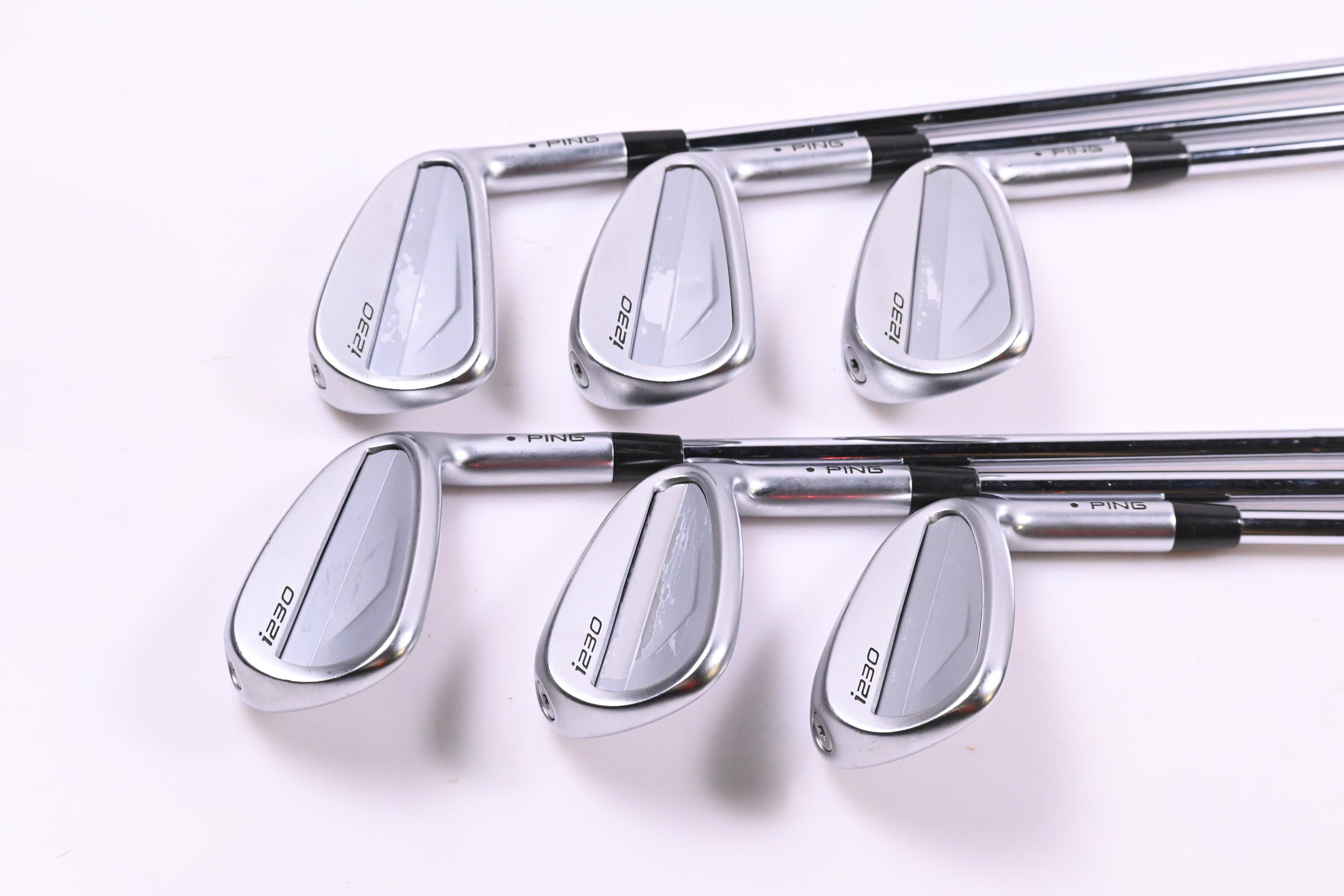 Ping i230 Irons / 6-PW+GW / Black Dot / Stiff Flex Elevate MPH 95 Shafts