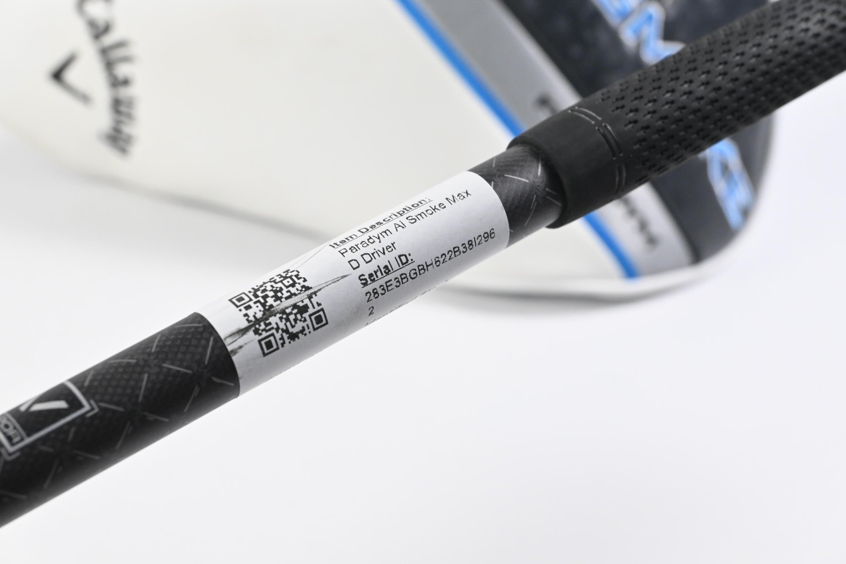 Callaway Paradym Ai Smoke Max D Driver / 10.5 Degree / Stiff Flex Tensei AV Blue