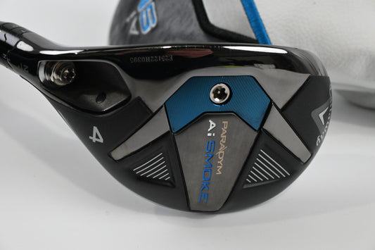 Left Hand Callaway Paradym Ai Smoke #4 Hybrid / 21 Degree / Regular Flex Cypher