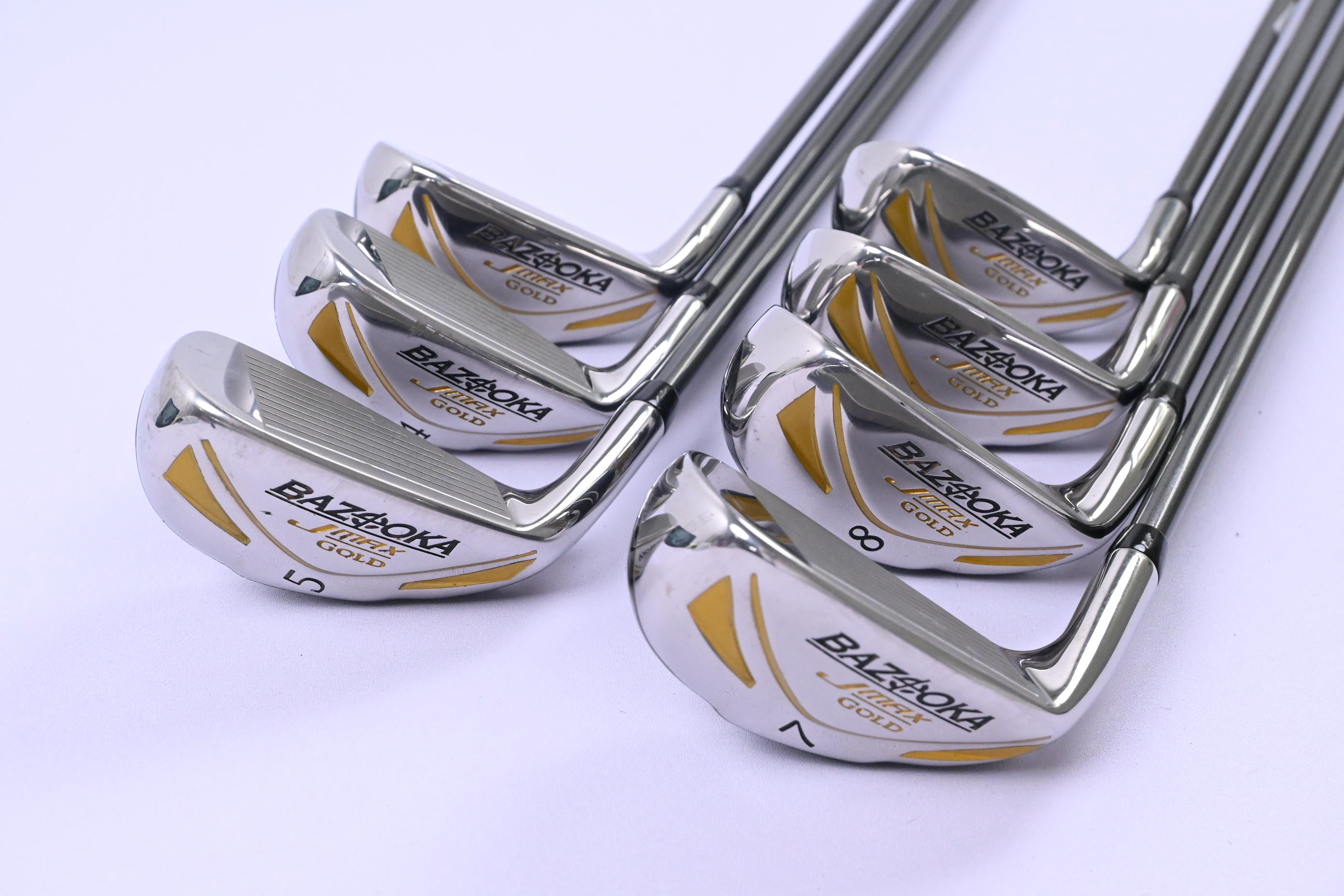 Tour Edge Bazooka J-Max Gold Irons / 4-PW / Regular Flex Tour Edge 74 Shafts