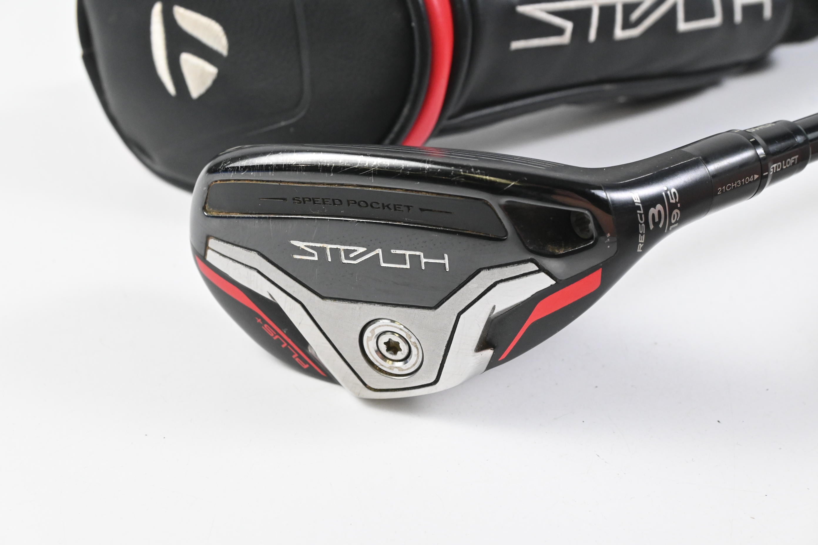 Taylormade Stealth Plus #3 Hybrid / 19.5 Degree / Stiff Flex Hzrdus Smoke RDX 80