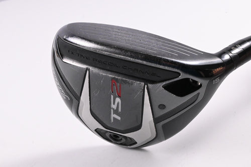 Titleist TS2 #3 Wood / 15 Degree / Regular Flex Aldila Ascent 40 Shaft