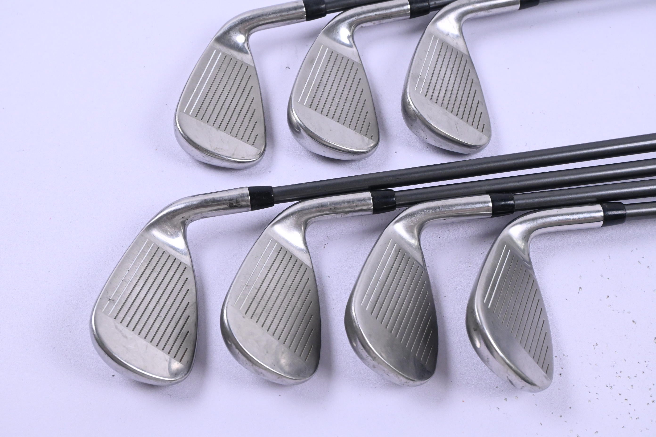 Left Hand Callaway Rogue Irons / 5-PW+GW / Senior Flex Synergy Blue 50 Shafts