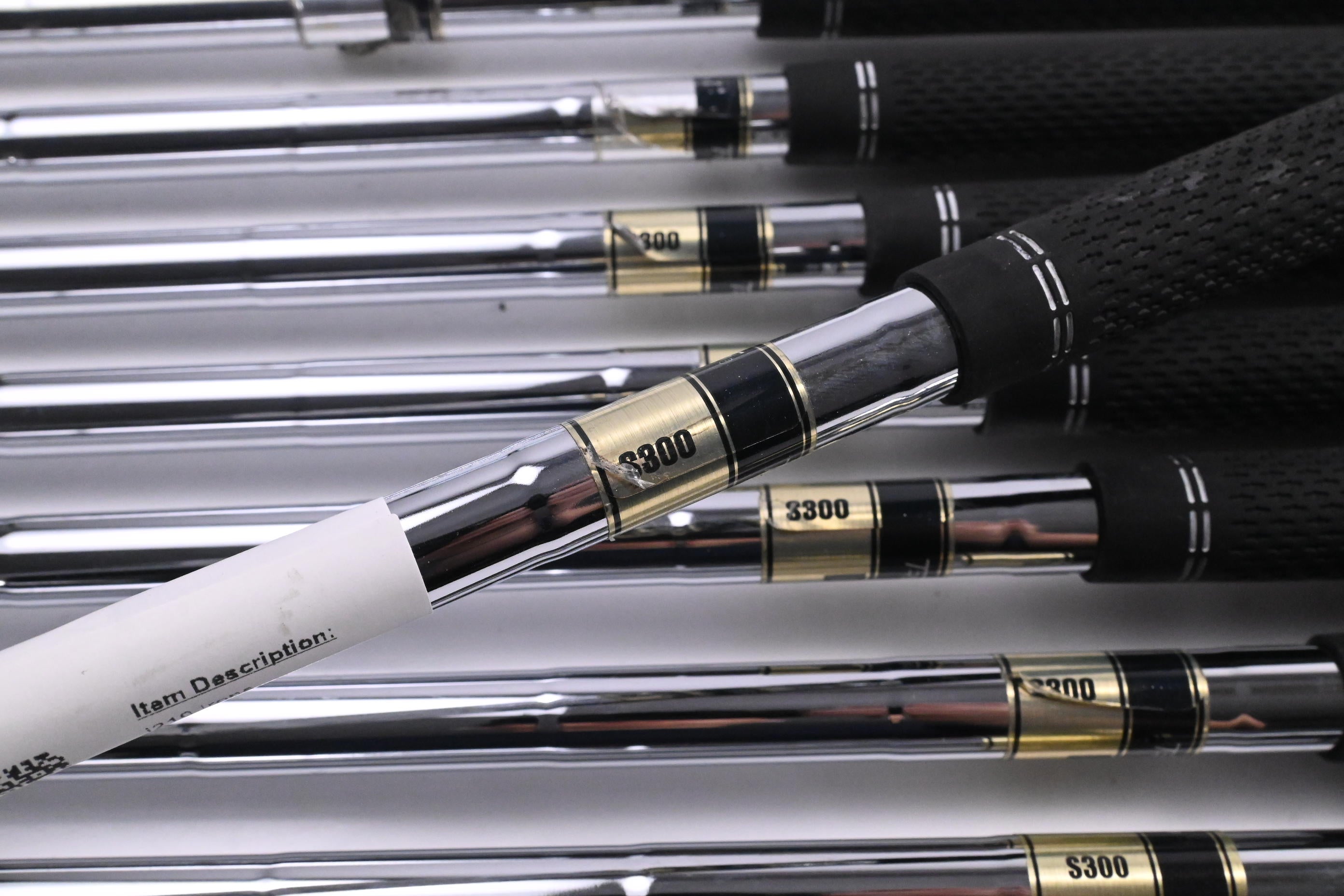 Ping i210 Irons / 4-PW+UW / Green Dot / Stiff Flex Dynamic Gold S300 Shafts