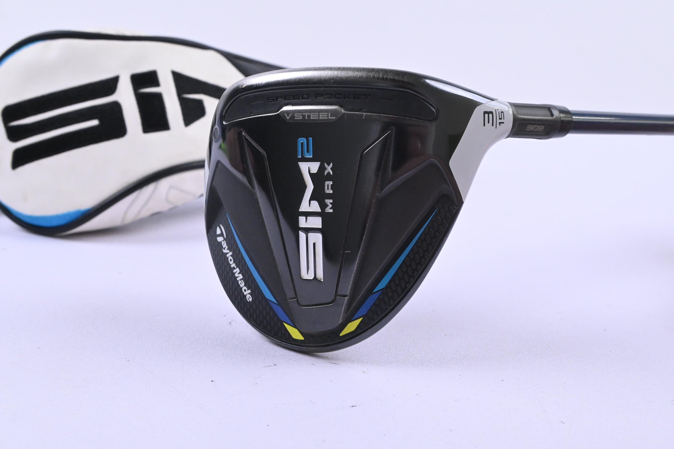 Taylormade SIM2 Max #3 Wood / 15 Degree / Stiff Flex Fujikura Ventus Blue 6
