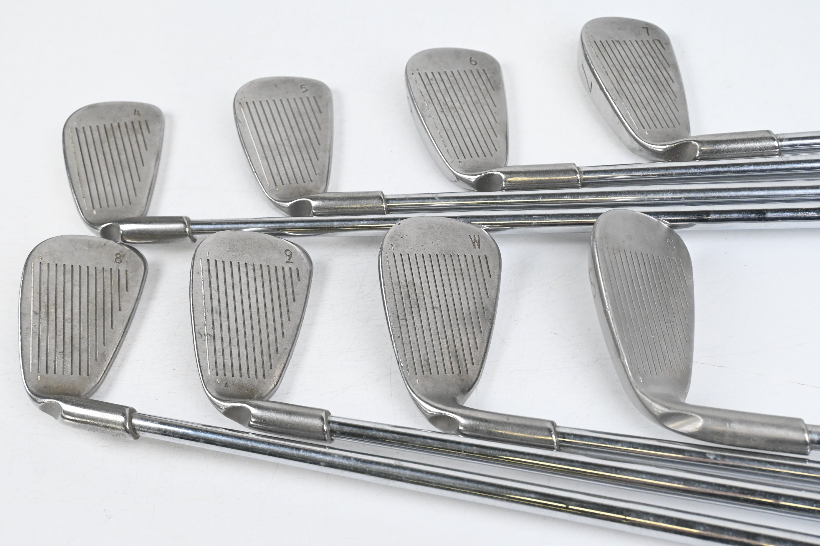 Ping i3+ Irons / 4-PW+SW / White Dot / Stiff Flex Steel Shafts