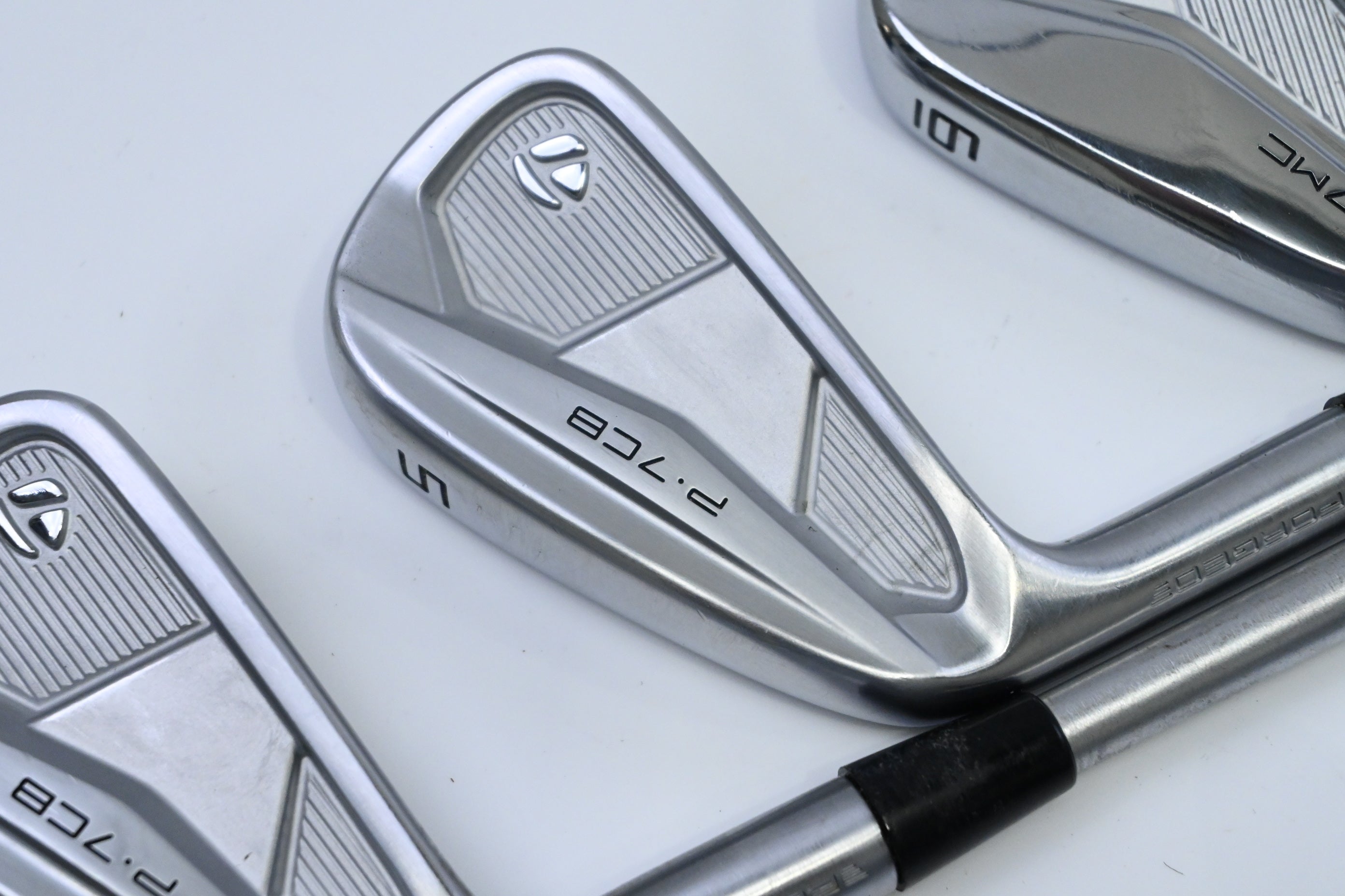 Left Hand Taylormade P7MC 2023/P7CB Combo Irons / 4-PW / Stiff Flex KBS Tour 120