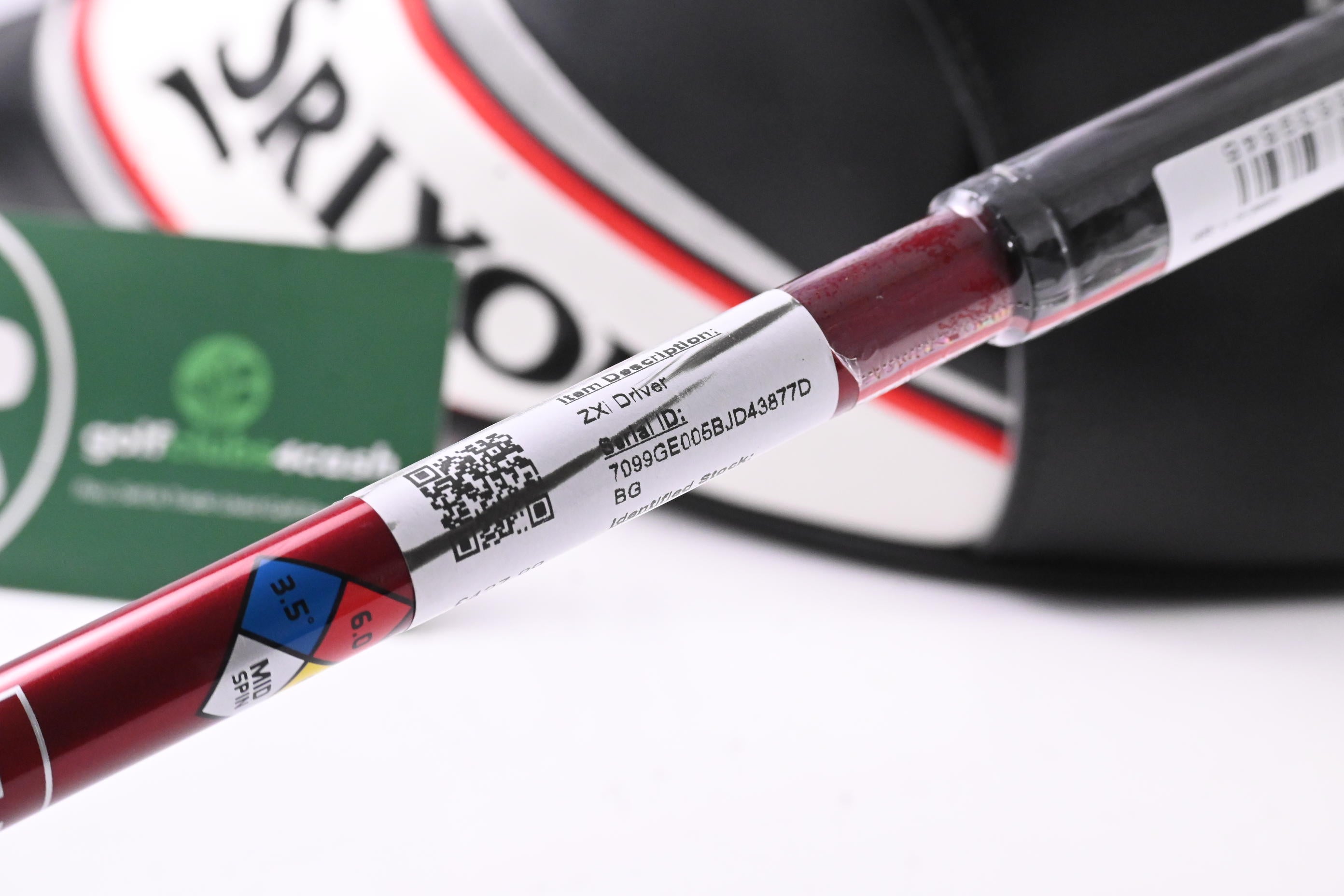 Srixon ZXi Driver / 10.5 Degree / Stiff Flex Hzrdus Smoke RDX Red 60