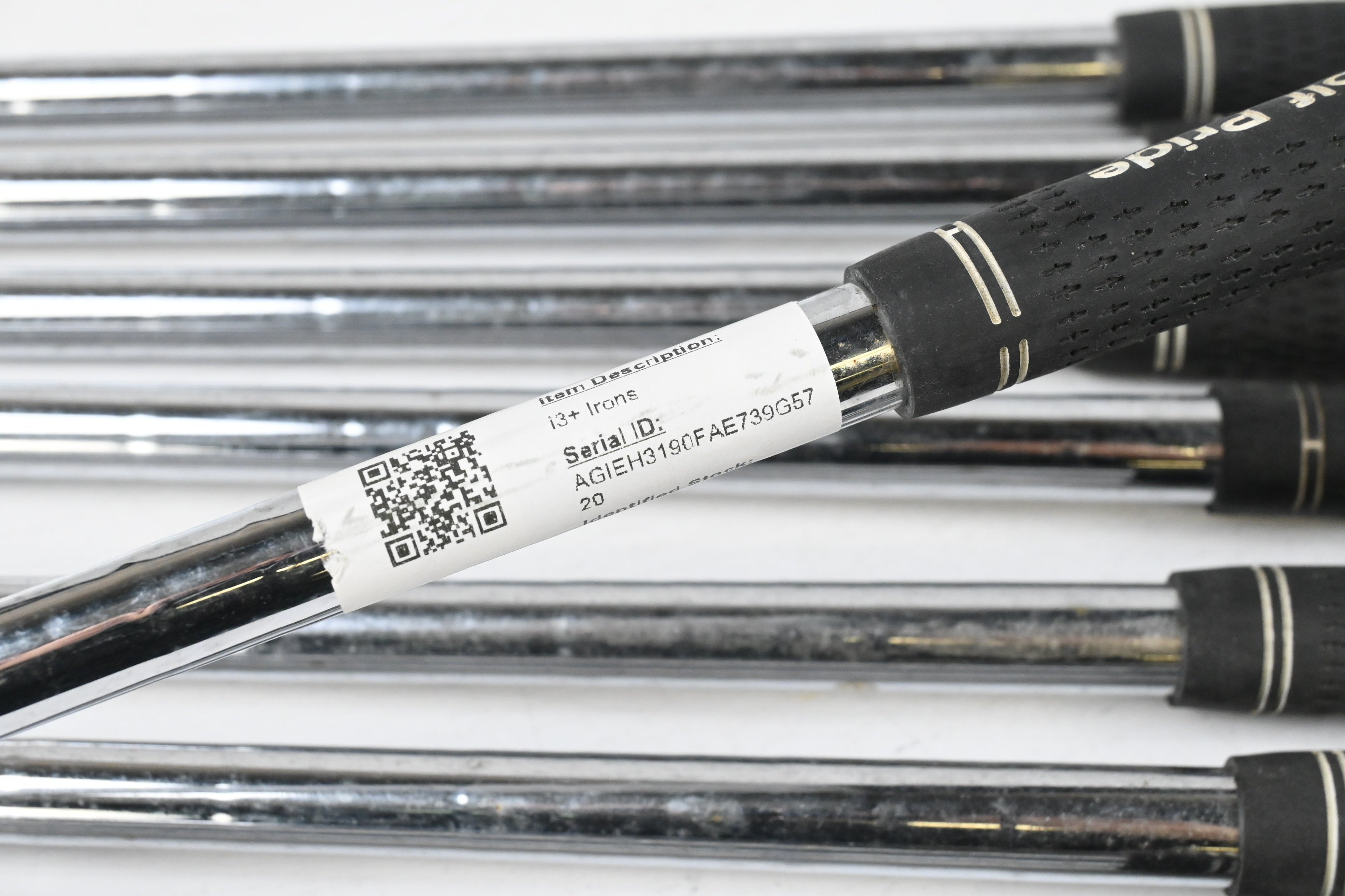 Ping i3+ Irons / 4-PW+SW / White Dot / Stiff Flex Steel Shafts