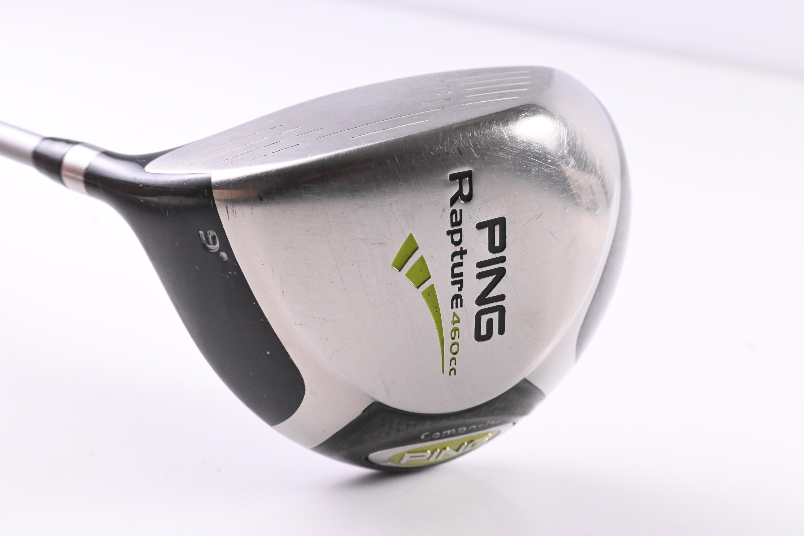 Left Hand Ping Rapture Driver / 9 Degree / Regular Flex Ping TFC 909 Shaft