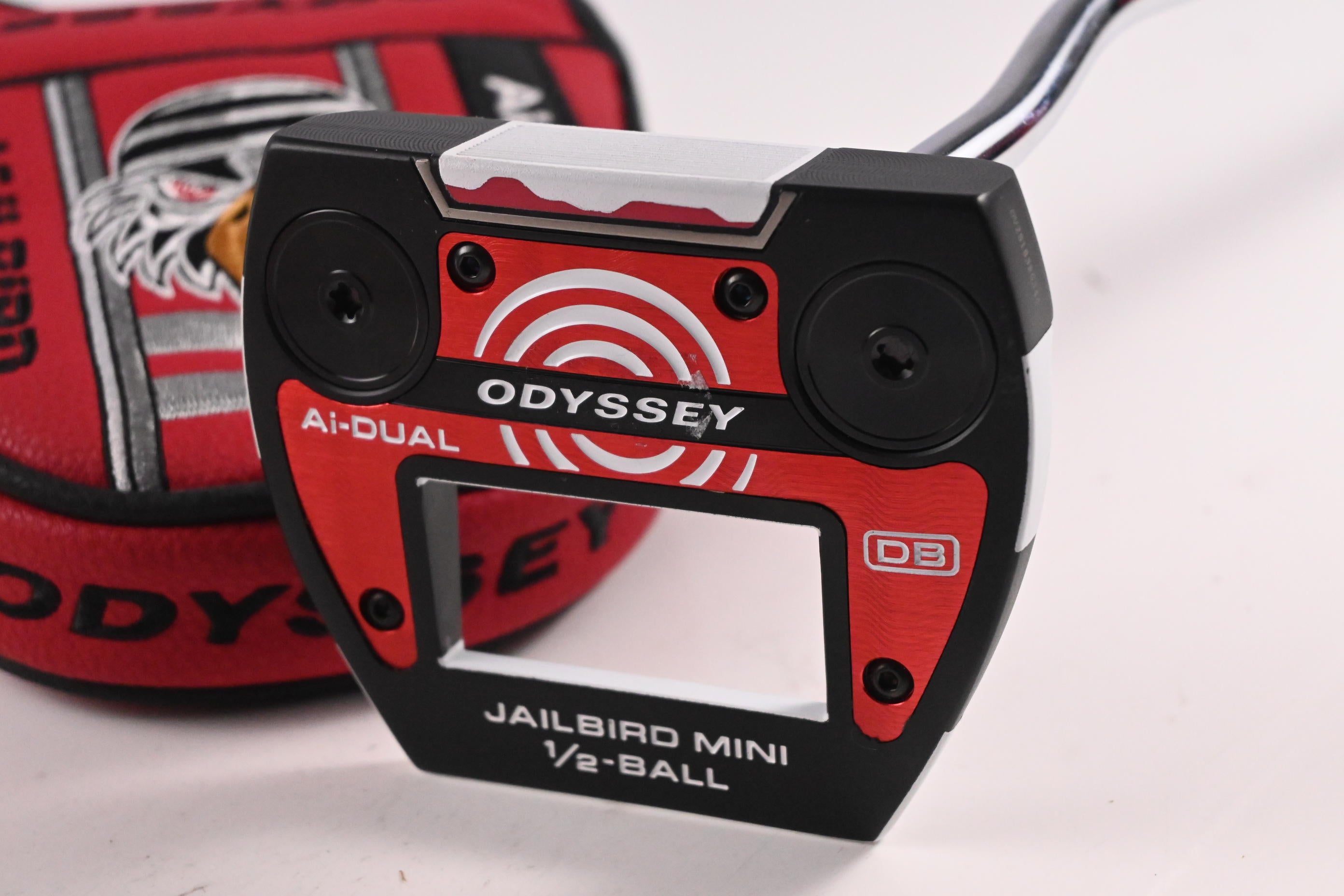 Odyssey Ai-Dual Jailbird Mini 1/2-Ball Putter / 34 Inch