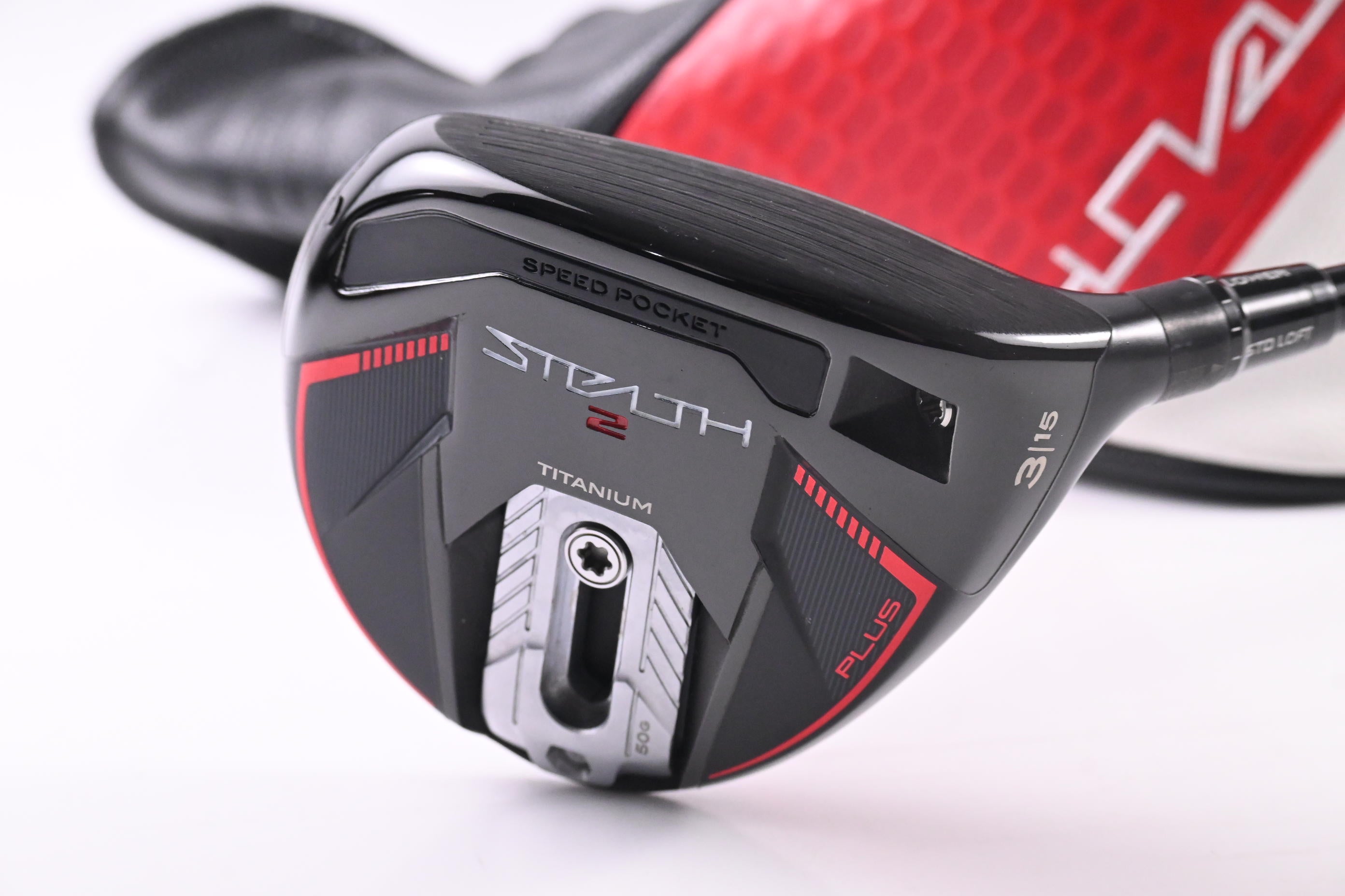 Taylormade Stealth 2 Plus #3 Wood / 15 Degree / X-Flex Ventus TR Red 6 Shaft