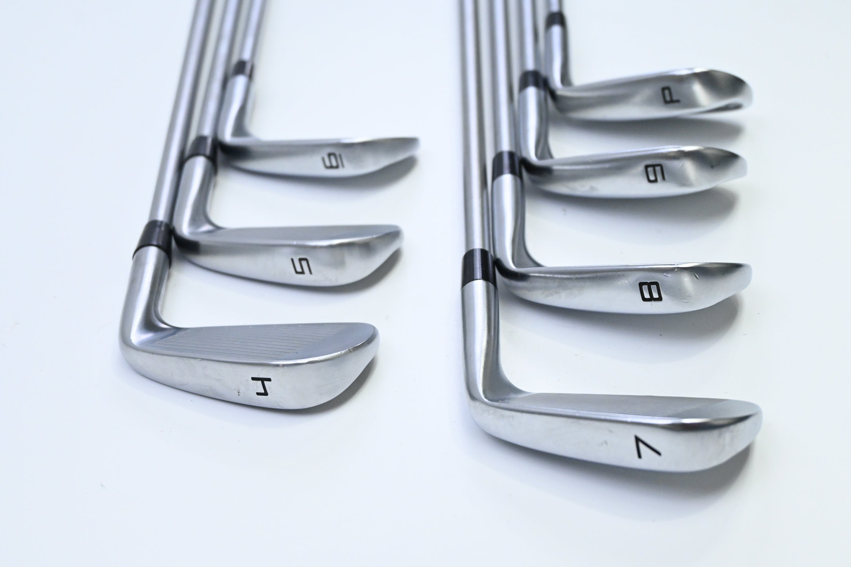Left Hand Taylormade P7MC 2023/P7CB Combo Irons / 4-PW / Stiff Flex KBS Tour 120