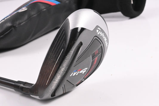 Left Hand Taylormade M4 #4 Hybrid / 22 Degree / Regular Flex Fujikura Atmos Red