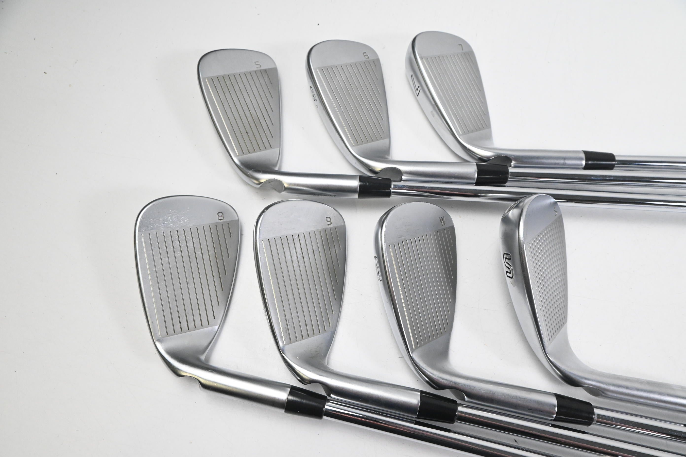 Ping G425 Irons / 5-PW+SW / Green Dot / Regular Flex Ping AWT 2.0 Shafts