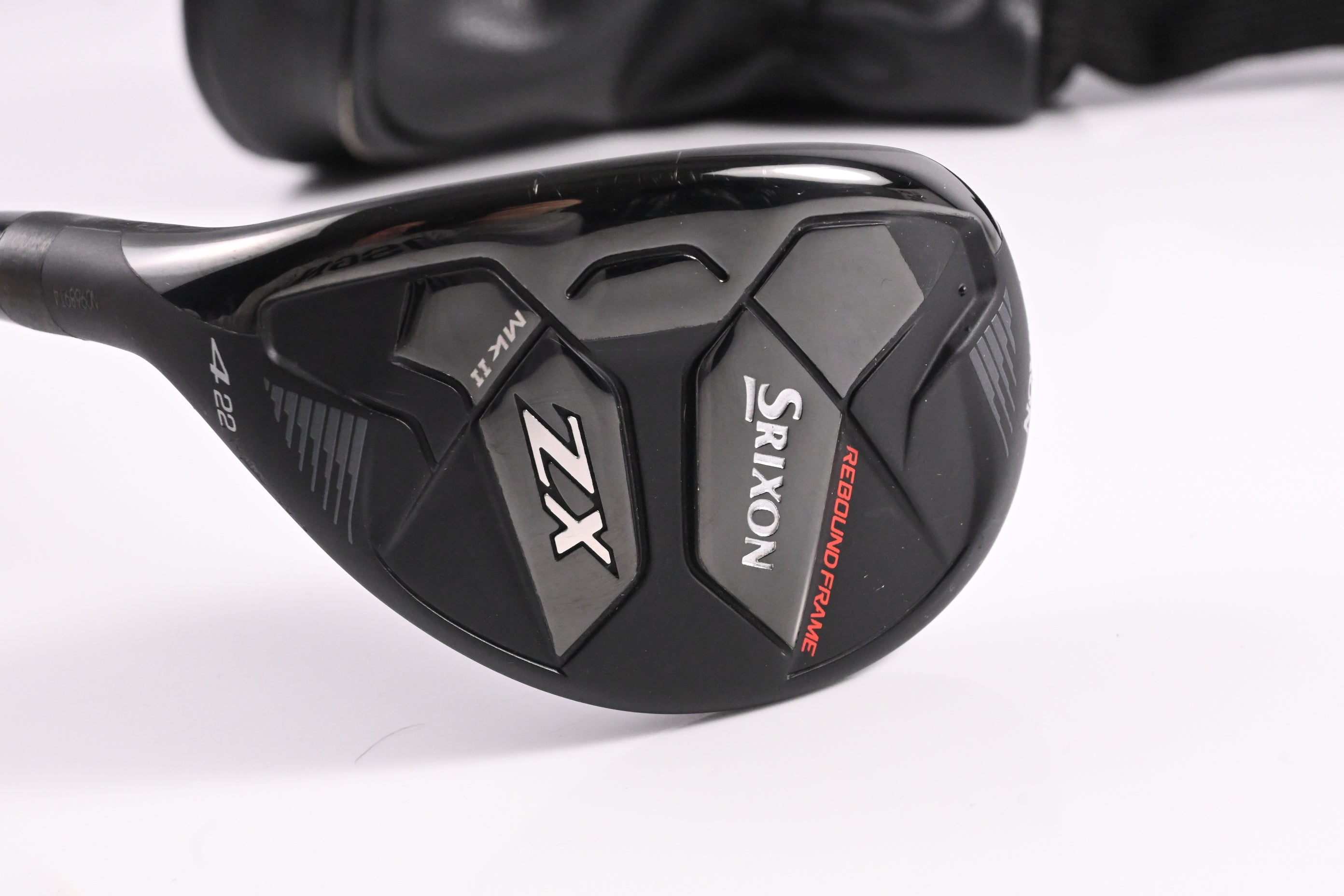 Left Hand Srixon ZX Mk II 2023 #4 Hybrid / 22 Degree / Regular Flex HZRDUS Smoke