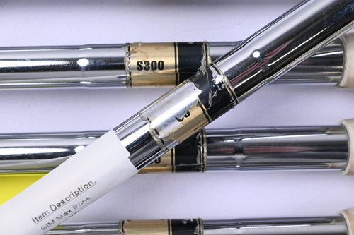 Taylormade SIM Max Irons / 5-PW / Stiff Flex Dynamic Gold S300 Shafts