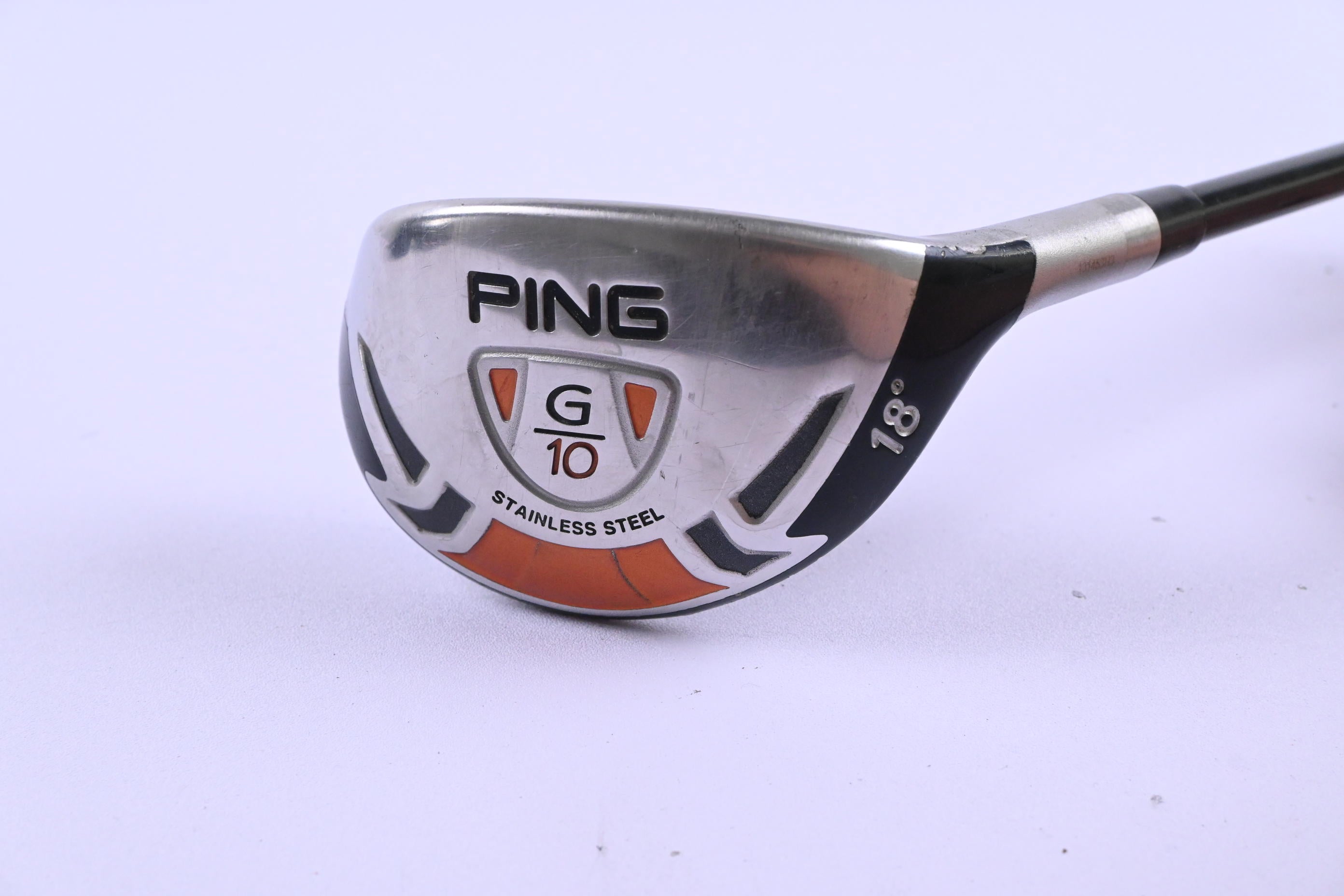 Ping G10 #2 Hybrid / 18 Degree / Stiff Flex Grafalloy ProLaunch Red Shaft