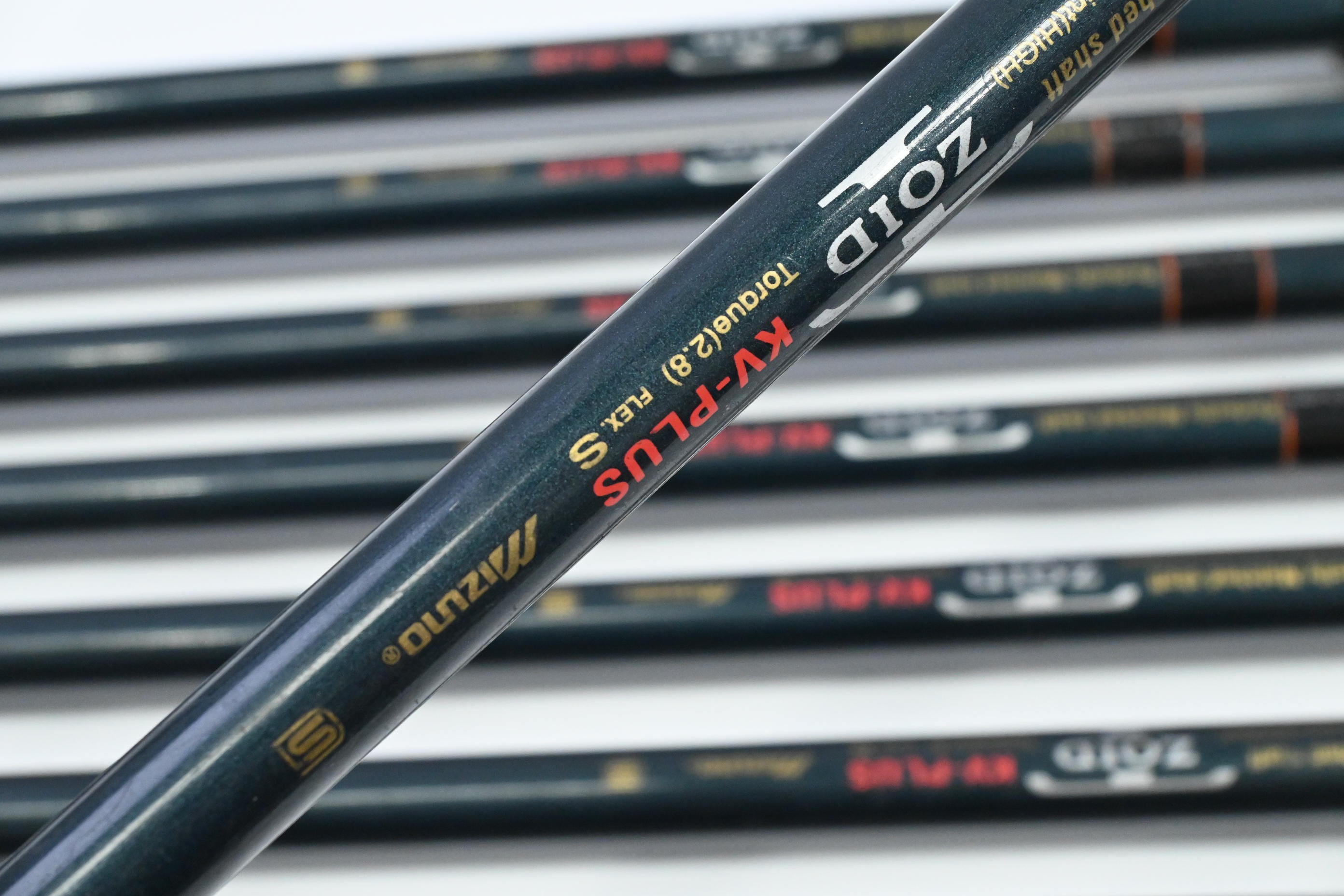 Mizuno T-Zoid Pro Irons / 5-PW+GW+SW / Stiff Flex Mizuno T-Zoid KV-Plus Shafts
