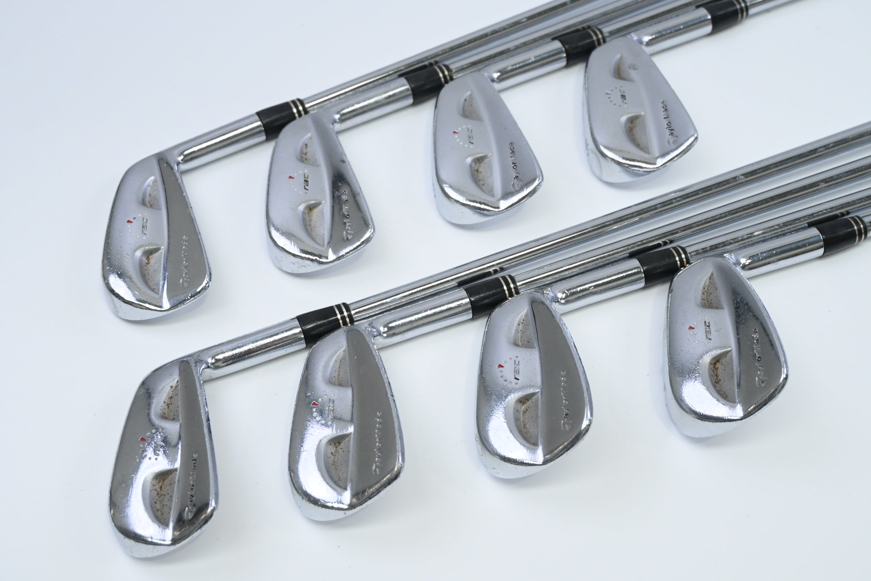 Taylormade RAC CB Coin Forged Irons / 3-PW / Stiff Flex FCM Rifle Shafts