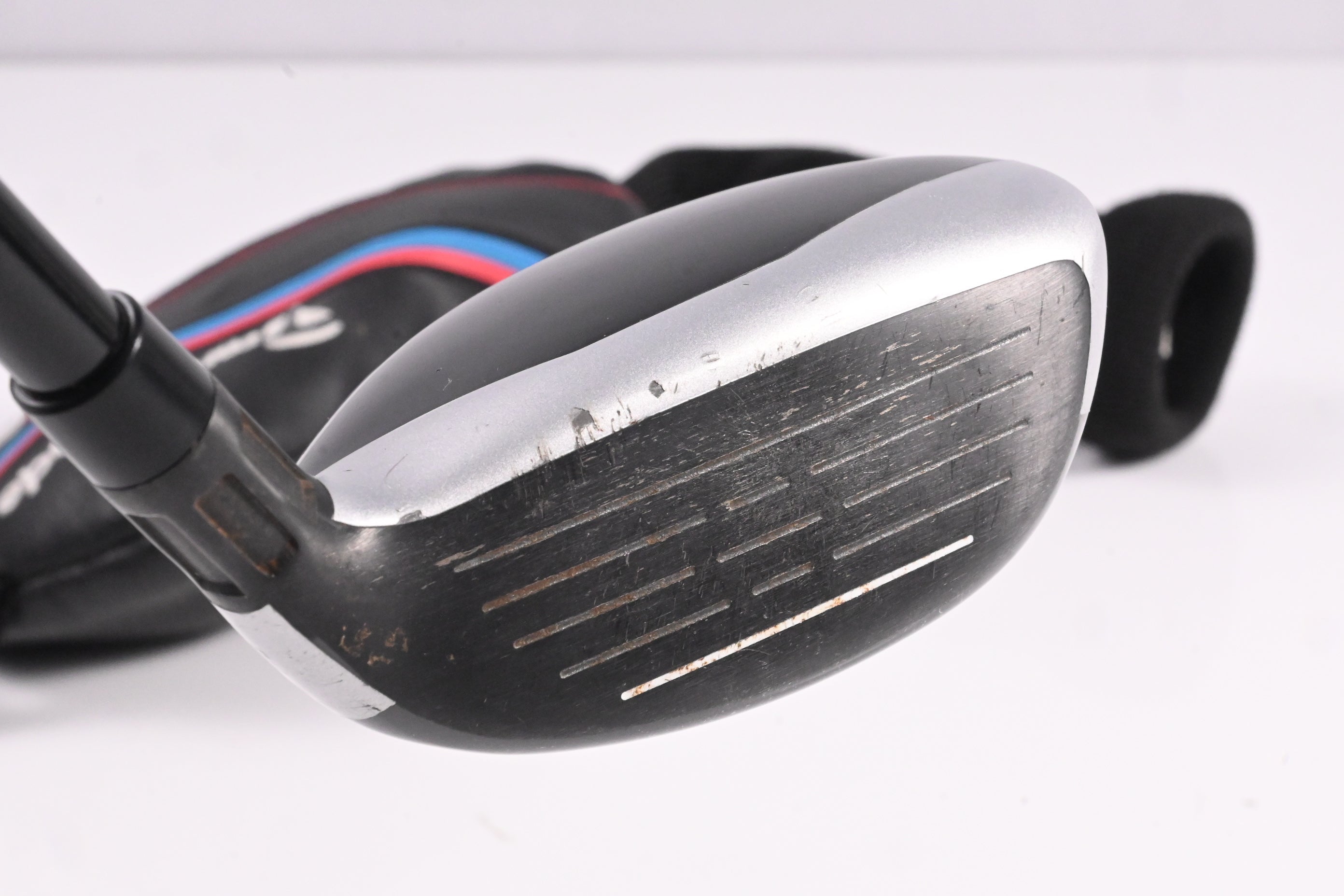 Left Hand Taylormade M4 #4 Hybrid / 22 Degree / Regular Flex Fujikura Atmos Red