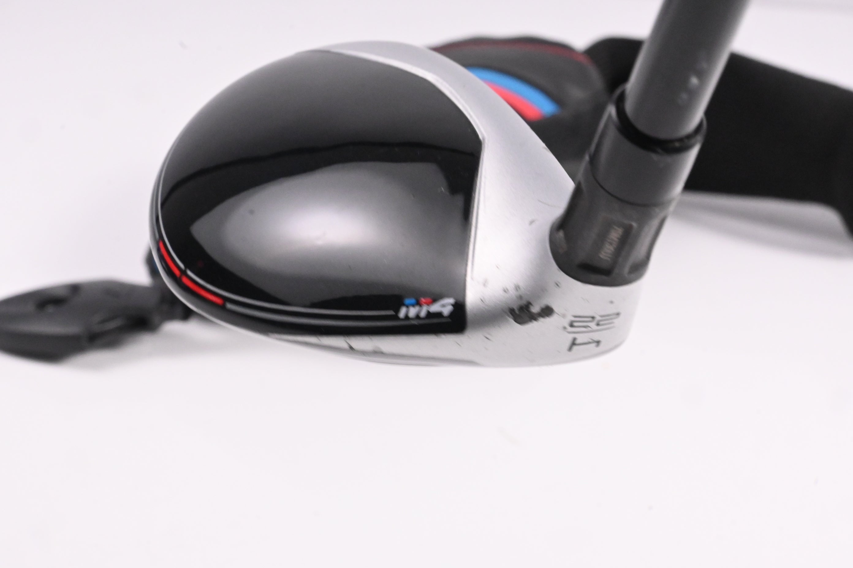 Left Hand Taylormade M4 #4 Hybrid / 22 Degree / Regular Flex Fujikura Atmos Red