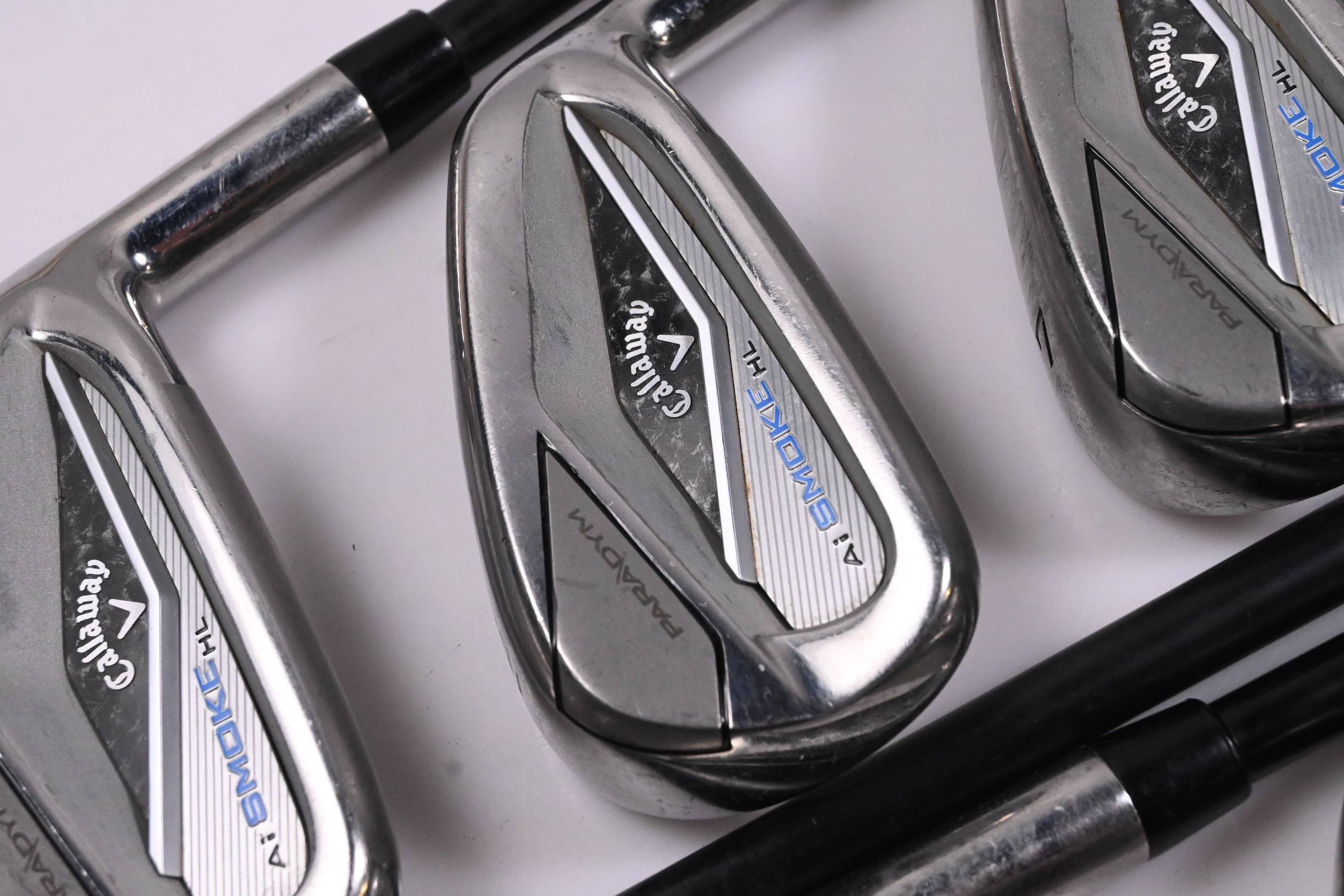 Callaway Paradym Ai Smoke HL Irons / 5-PW+AW+GW+SW / Senior Flex Cypher 2.0 50