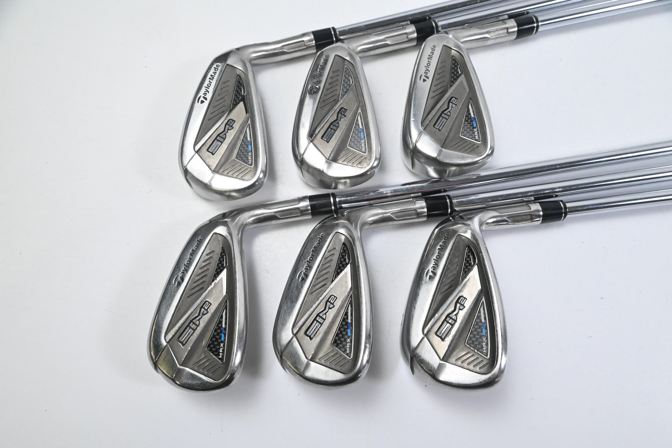 Taylormade SIM2 Max Irons / 5-PW / Regular Flex KBS MAX MT 85 Shafts