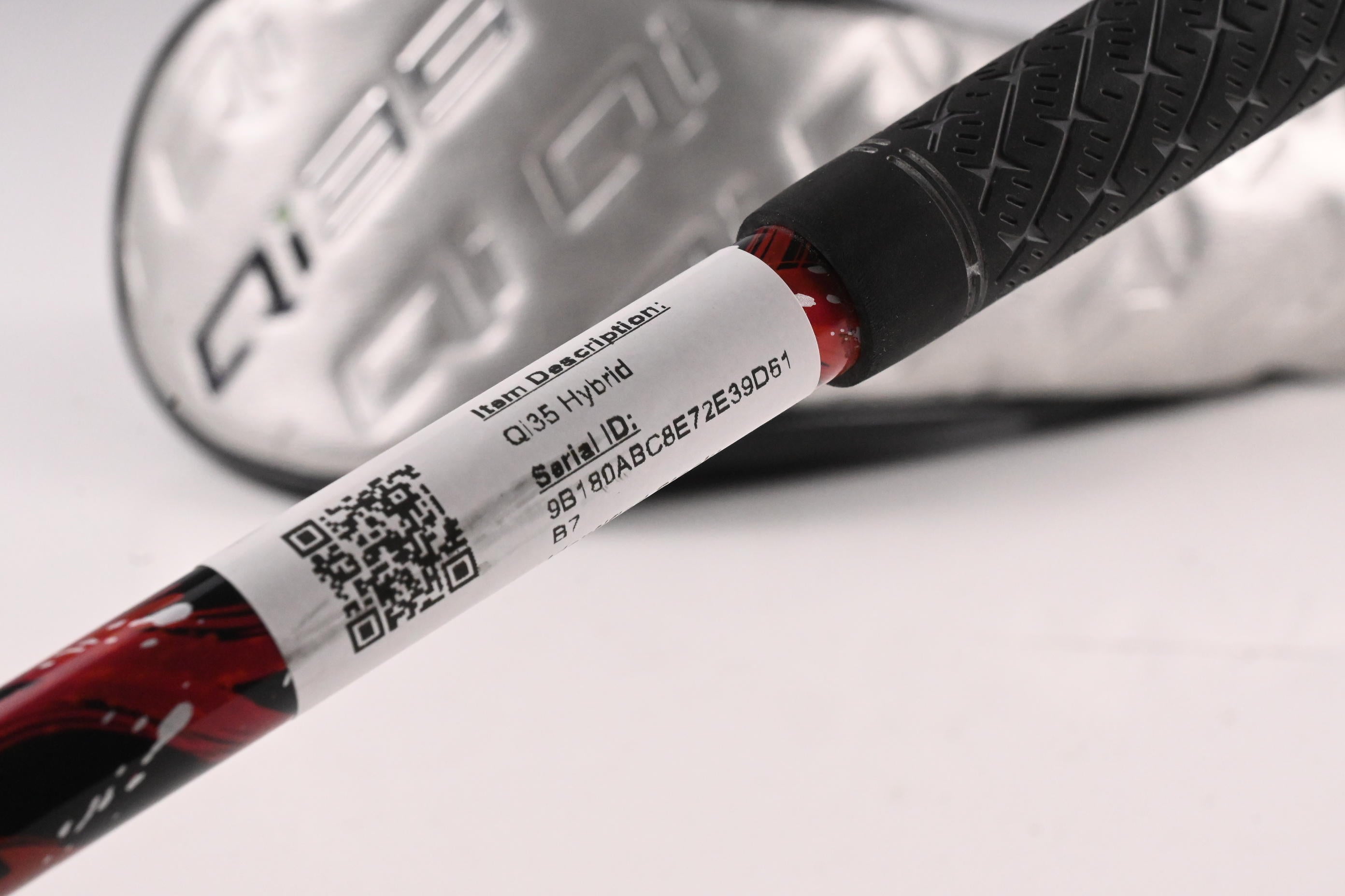 Taylormade Qi35 #3 Hybrid / 19 Degree / Stiff Flex Kai'li Red 85 Shaft