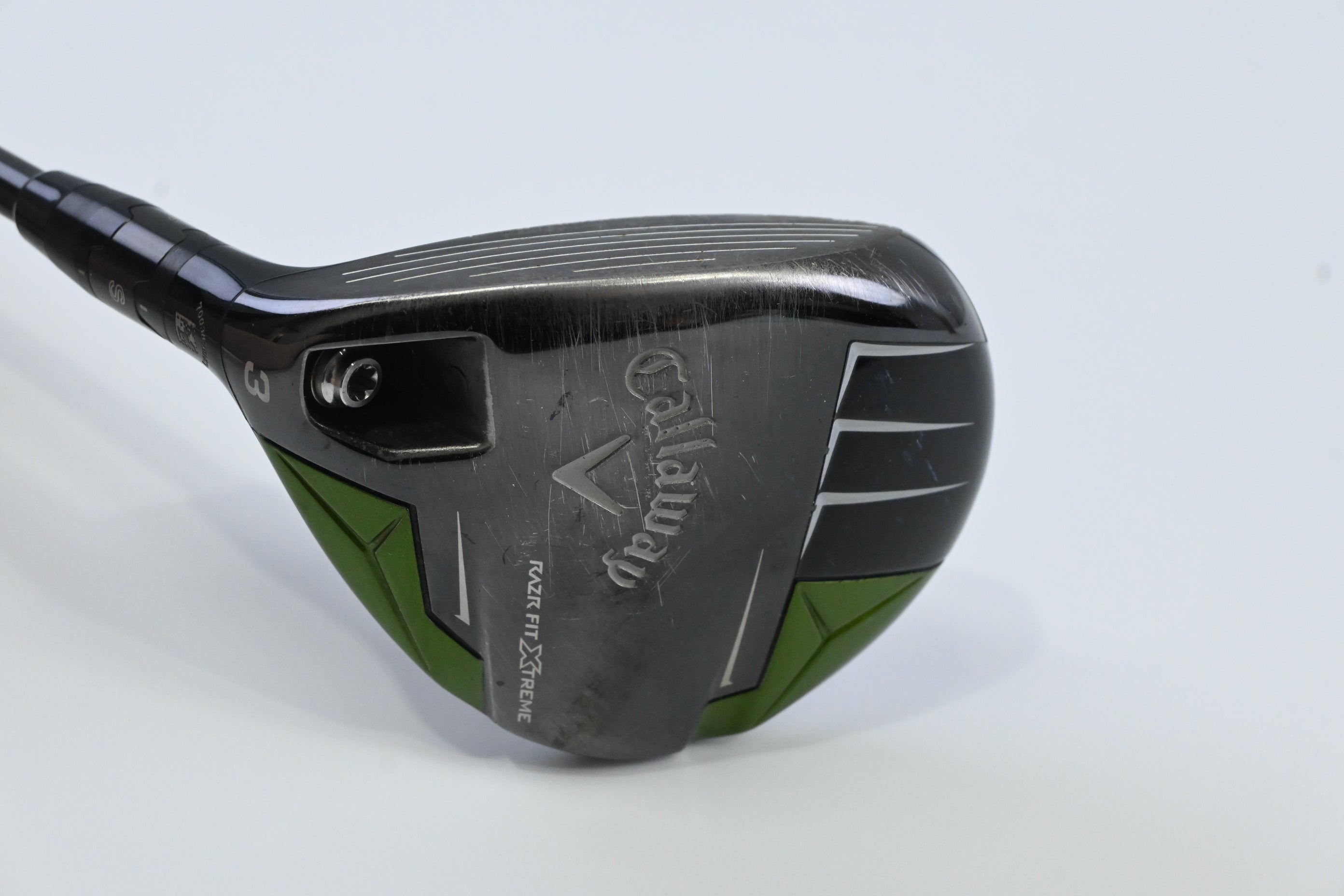 Left Hand Callaway RAZR Fit Xtreme #3 Wood / 15 Degree / Regular Flex Aldila 75