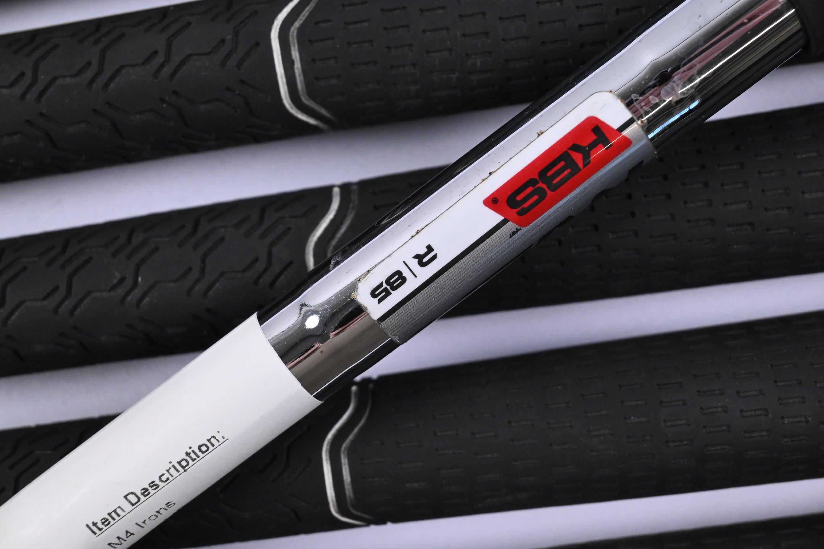 Taylormade M4 Irons / 4-PW / Regular Flex KBS Max 85 Shafts