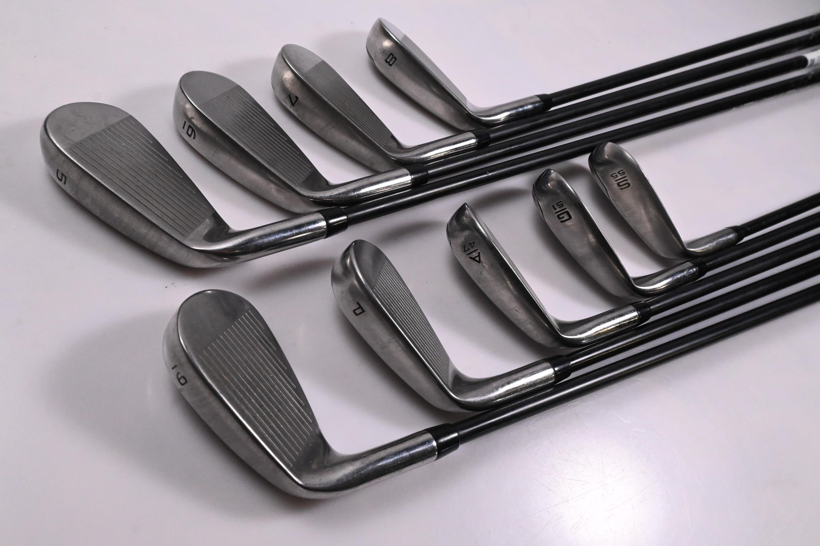 Callaway Paradym Ai Smoke HL Irons / 5-PW+AW+GW+SW / Senior Flex Cypher 2.0 50