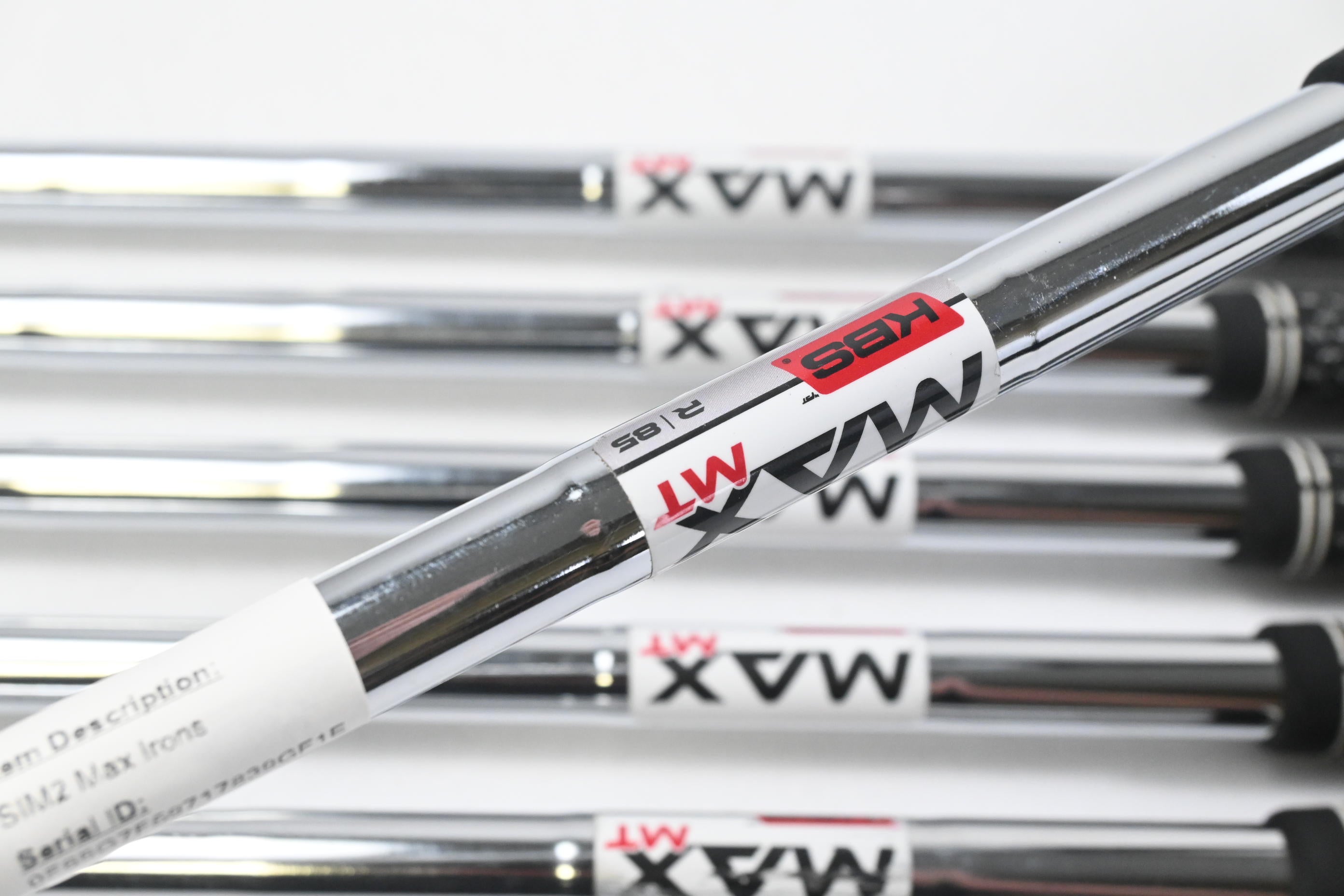 Taylormade SIM2 Max Irons / 5-PW / Regular Flex KBS MAX MT 85 Shafts