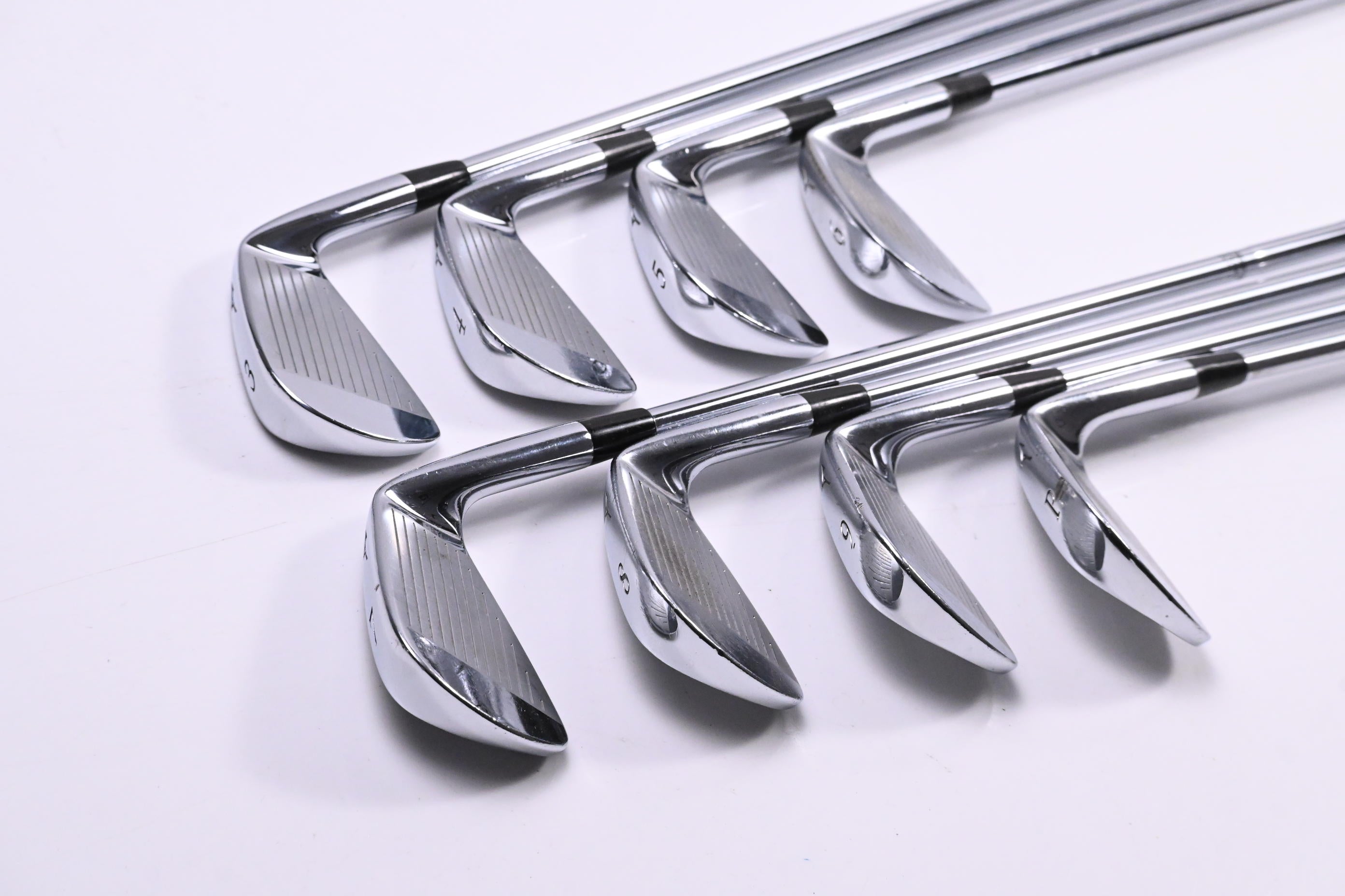 Left Hand Mizuno MP-57 Irons / 3-PW / Regular Flex Dynamic Gold Shafts