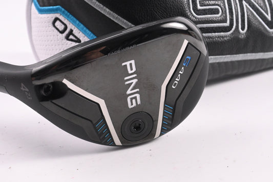 Left Hand Ping G440 #4 Hybrid / 23 Degree / Stiff Flex Denali Red 80 Shaft