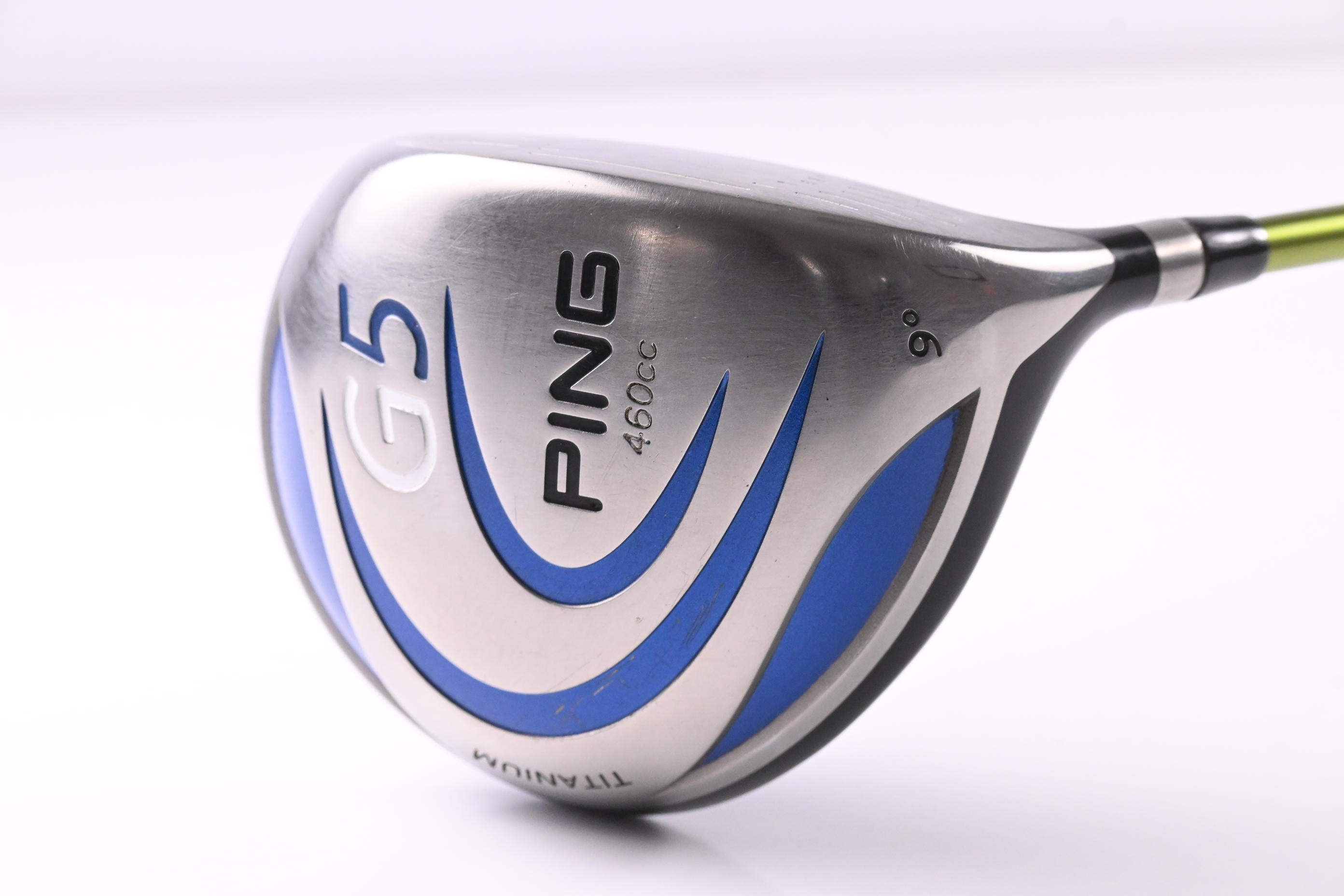 Ping G5 Driver / 9 Degree / Stiff Flex Aldila NV Green 65 Shaft