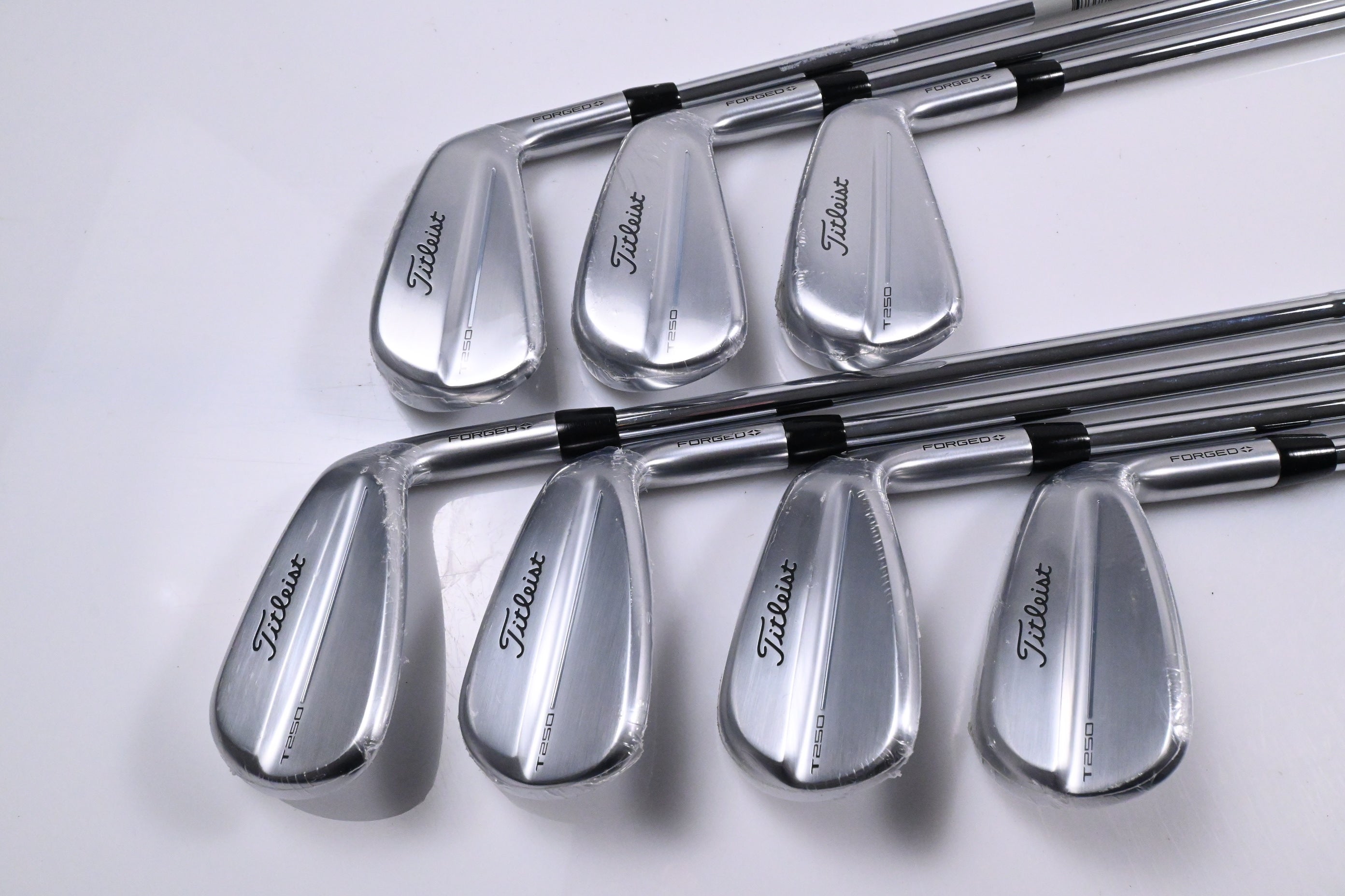 Titleist T250 2025 Irons / 5-PW+GW / Stiff Flex True Temper AMT Black Shafts