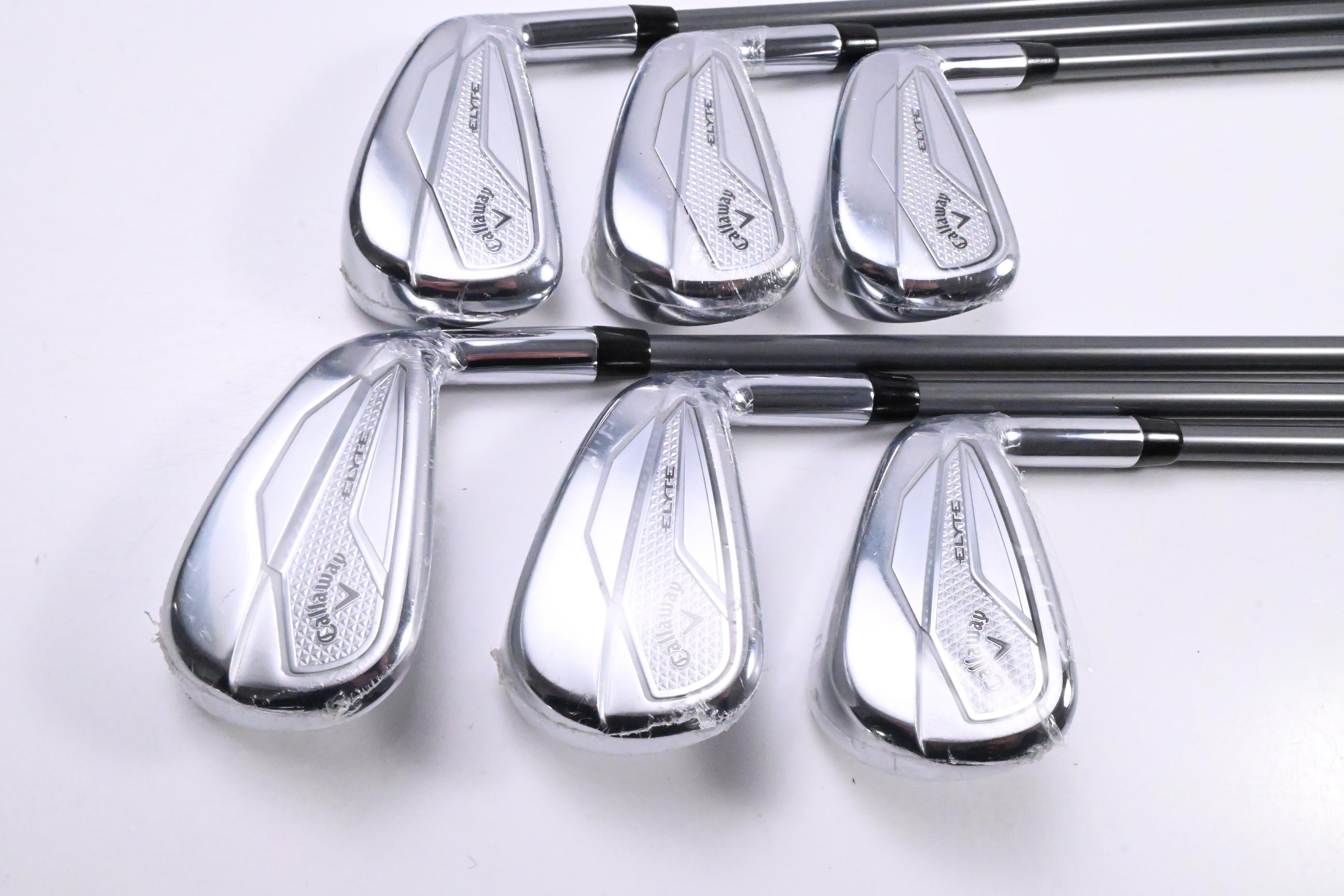 Callaway Elyte Irons / 5-PW / Stiff Flex Denali Charcoal 75 Shafts