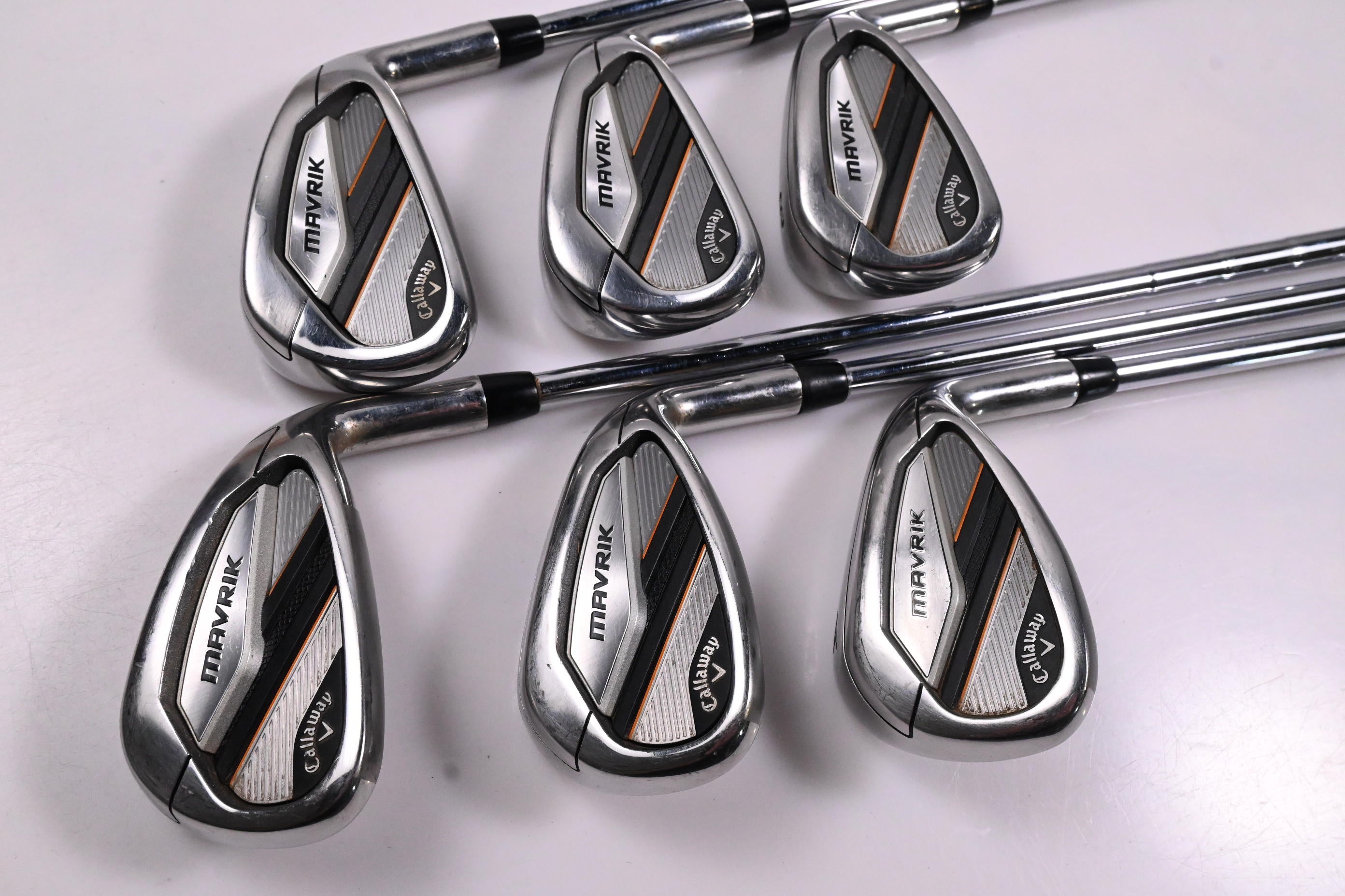 Callaway Mavrik Irons / 6-PW+GW / Stiff Flex Elevate 95 Shafts